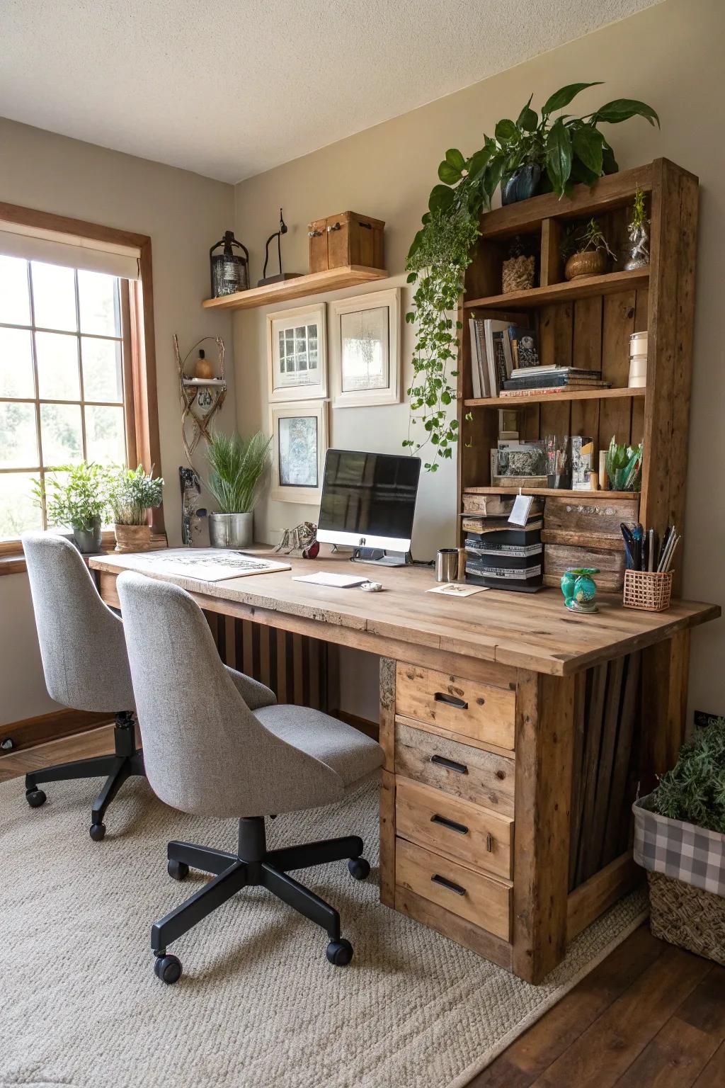 Handmade desks can be tailored to your specific style and area.