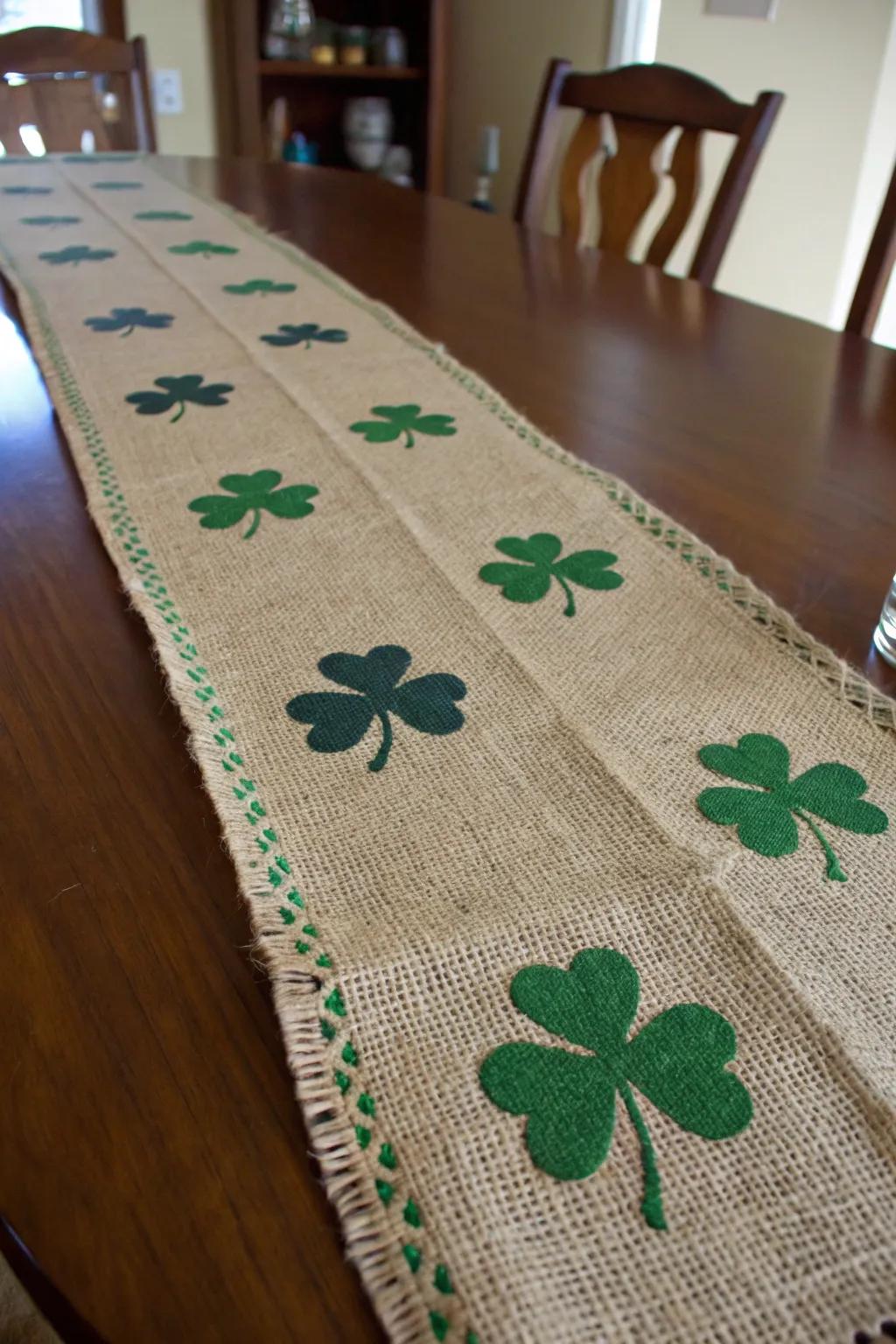 Clover and Hessian bring rustic elegance to your display adornment.