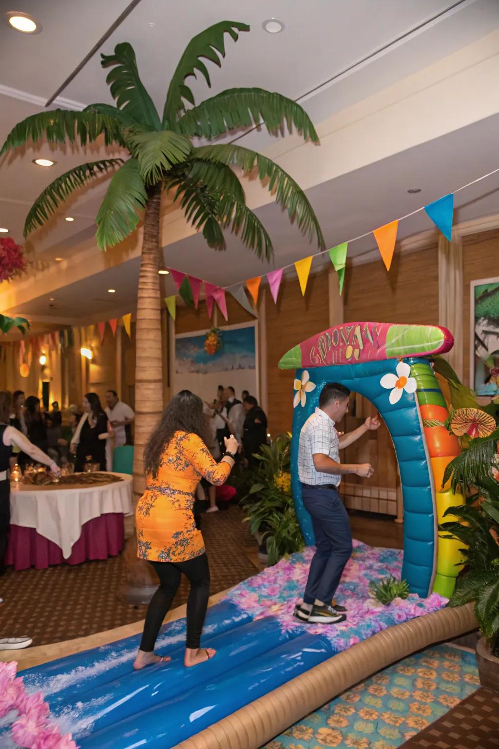 A surf simulator ships the seaside to your function.