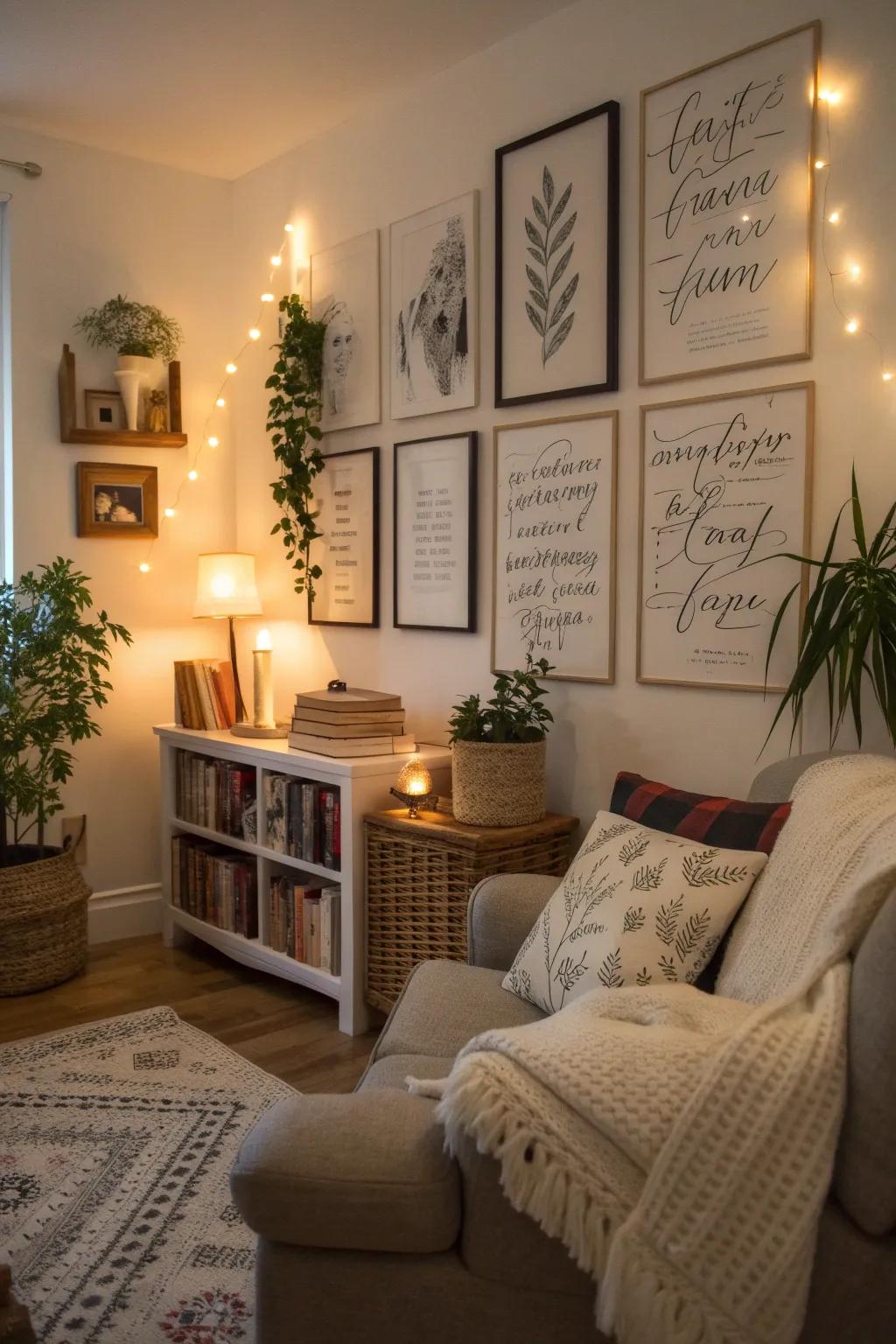 Handwritten styles add warmth and personal expression.