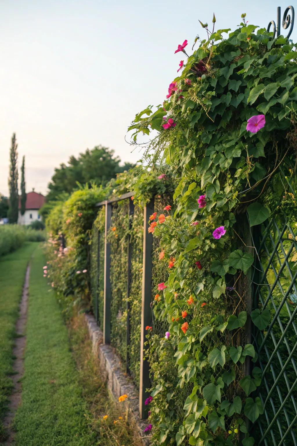 Living walls bring life and texture to your fence.