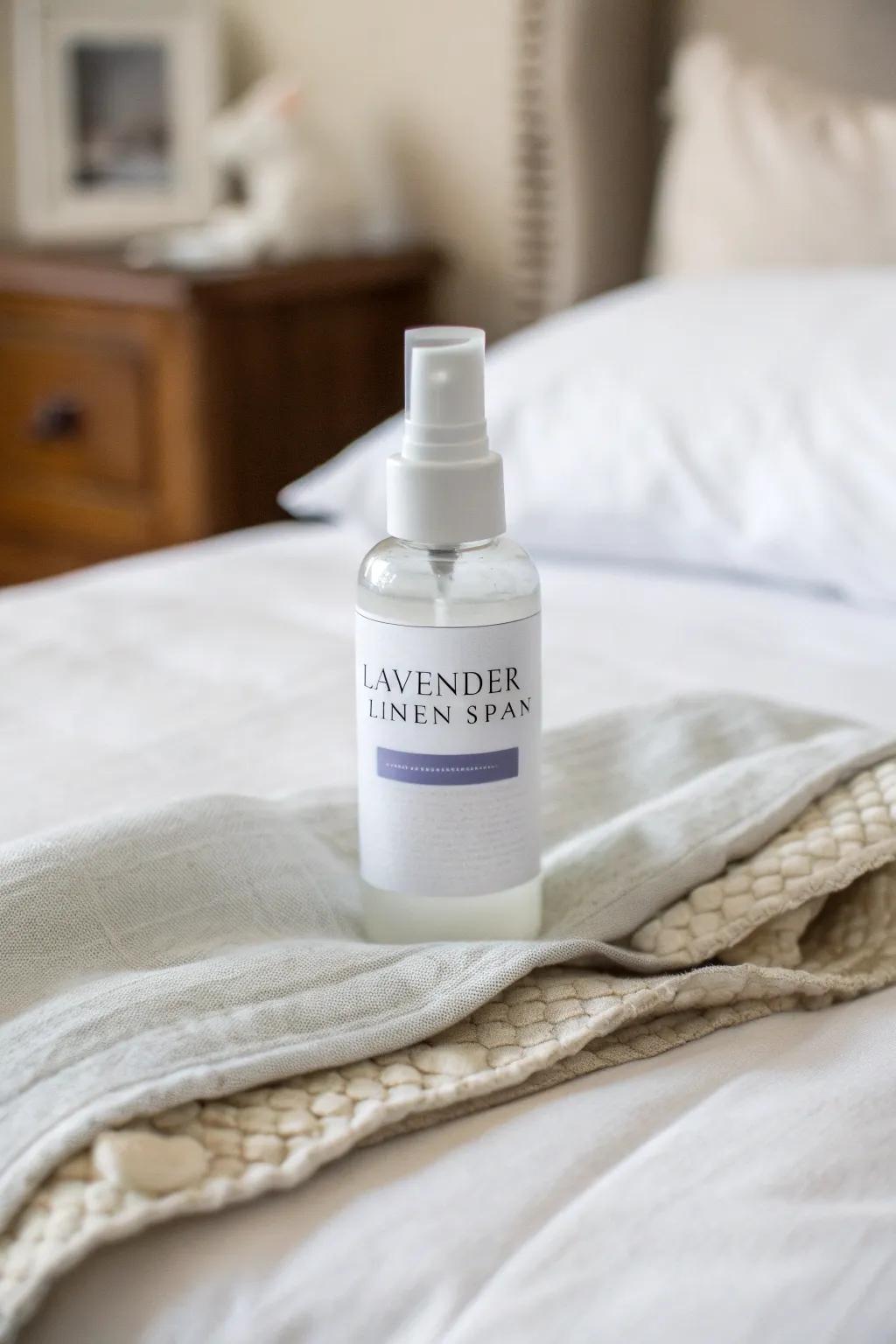 Add a touch of tranquility with a lavender fabric refresher.