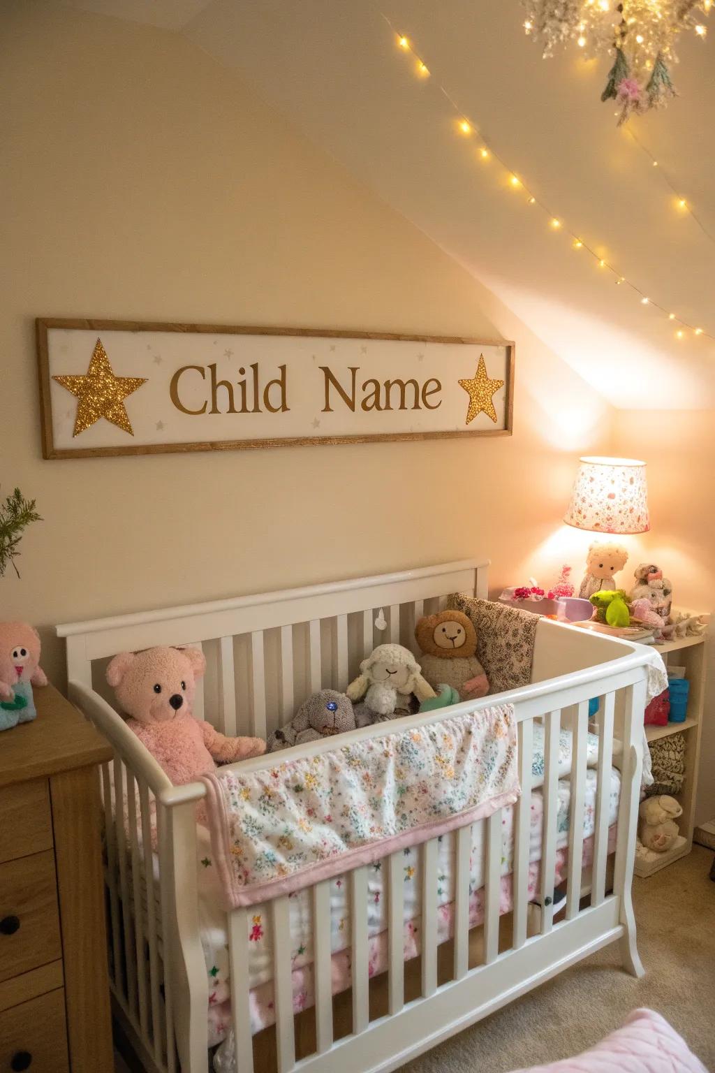 Personalized label art injects a personal touch.