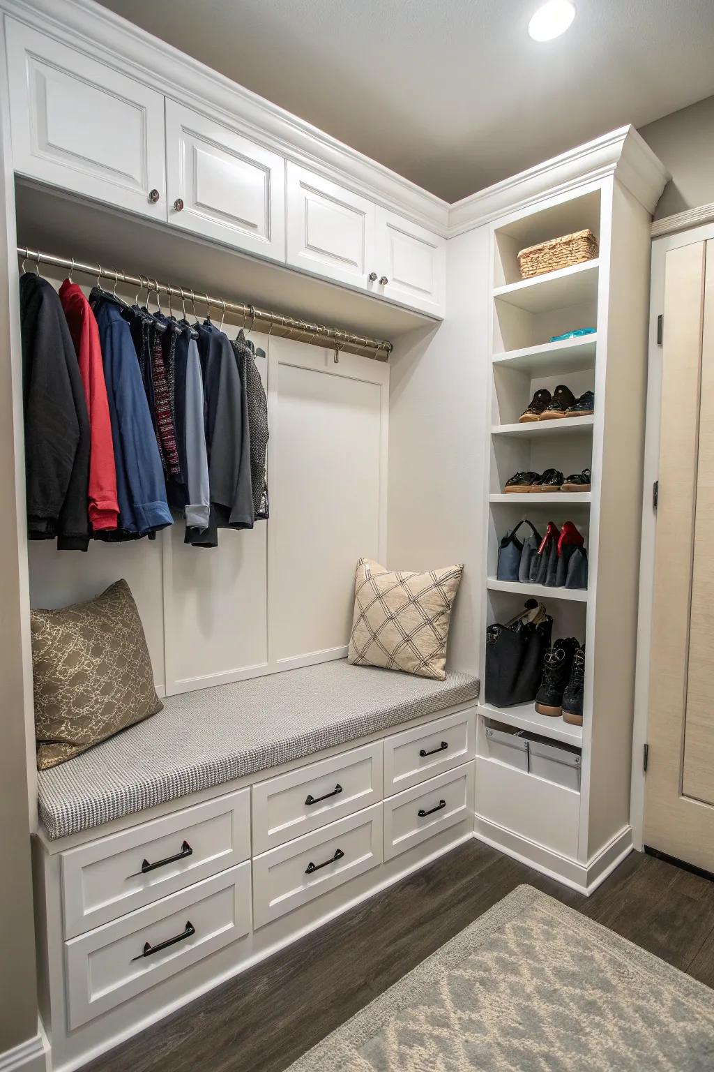 Functional furniture can change your closet.