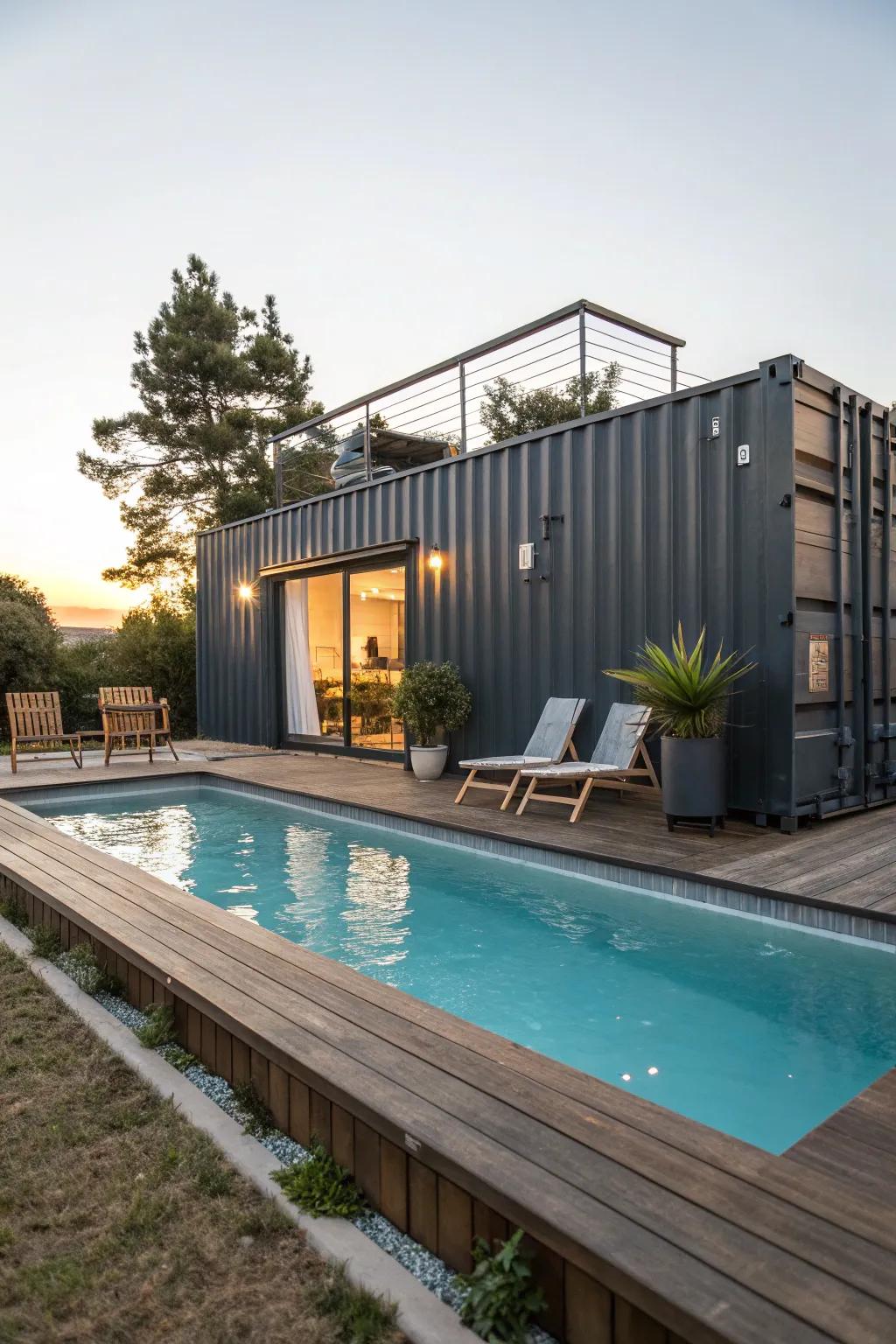 Turn old steel boxes into stunning pool decks that inspire and impress.