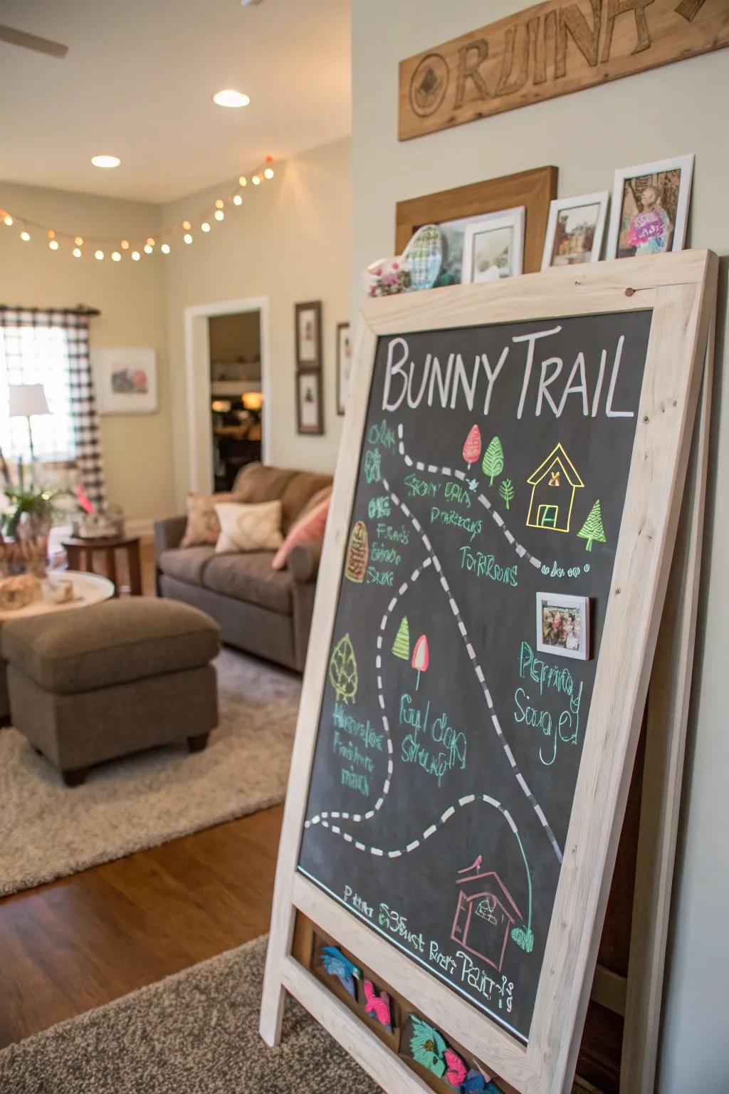 Follow the friend’s trail.