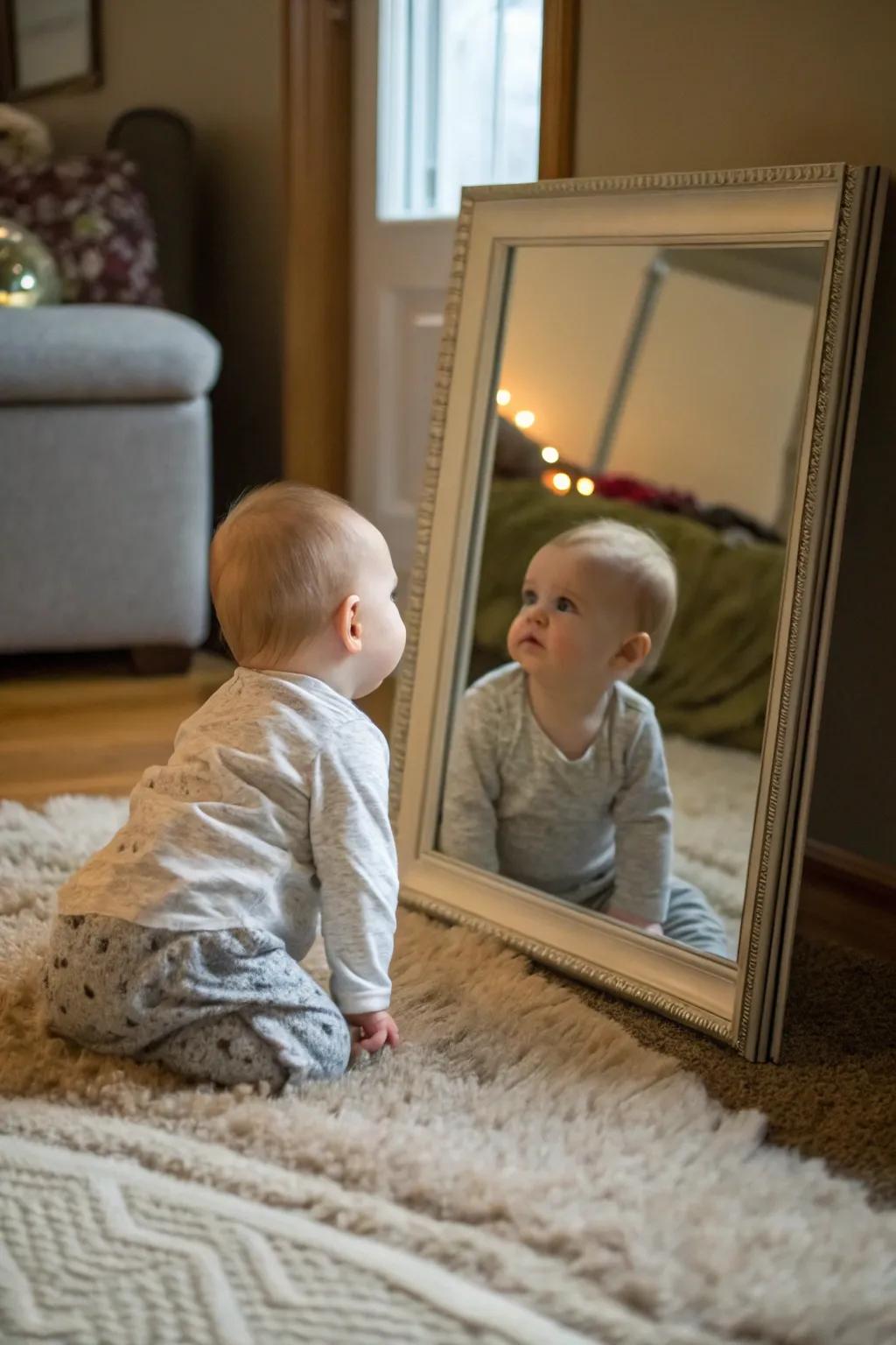 Reflections in mirrors conjure unique visual stories.