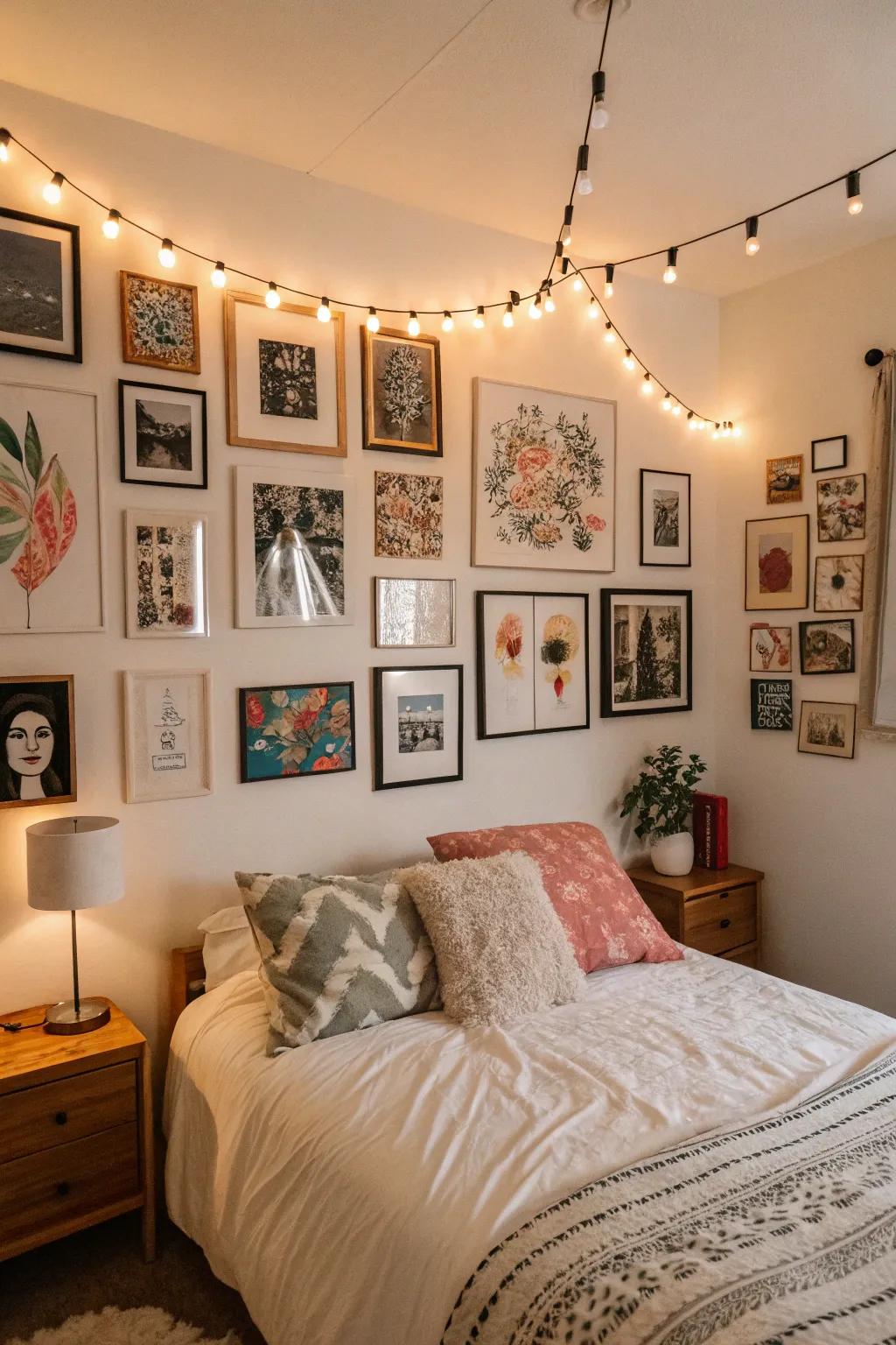 Curated walls offer an engaging and personal touch.