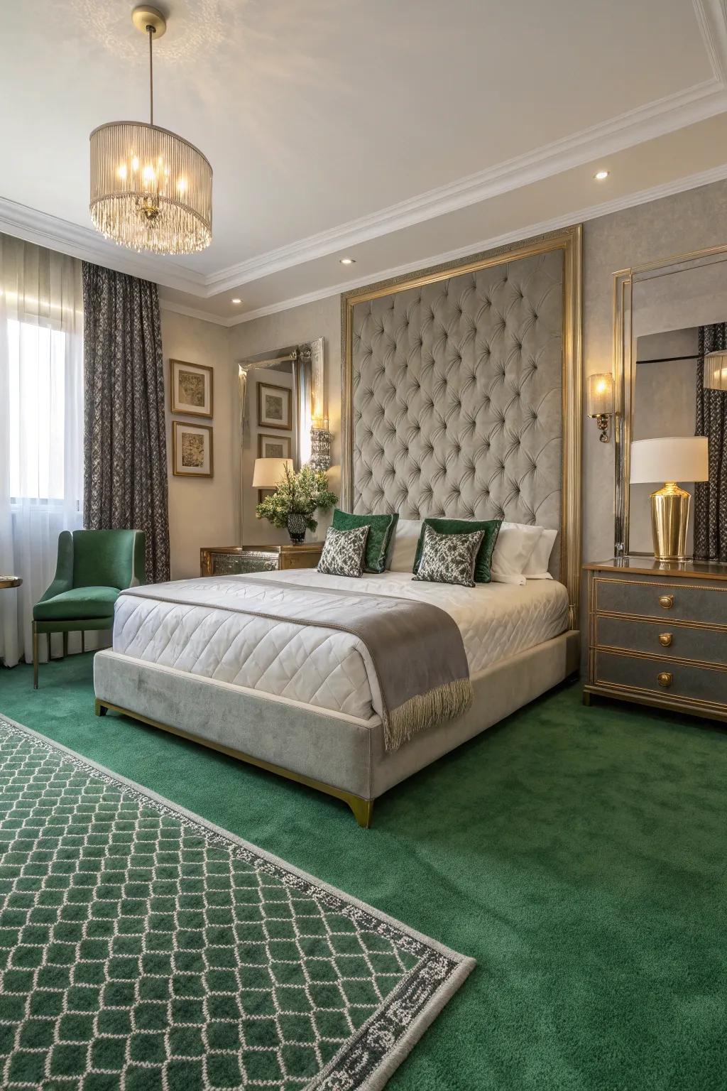 Metal shine provides a touch of style.