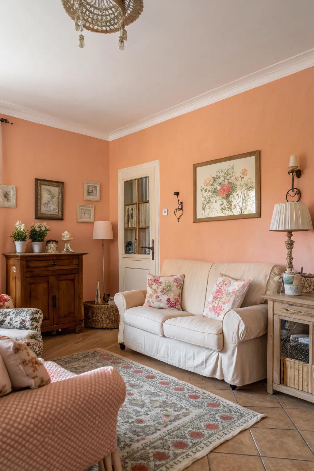 Peach adds subtle charm and flexibility