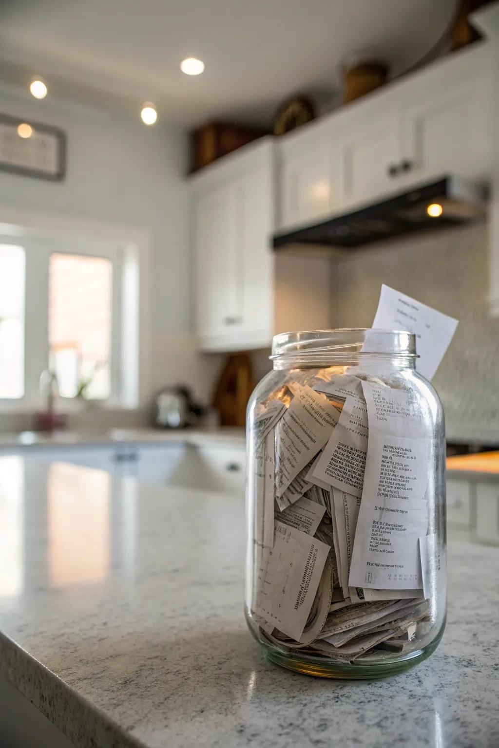 A straightforward method for collecting and managing receipts.