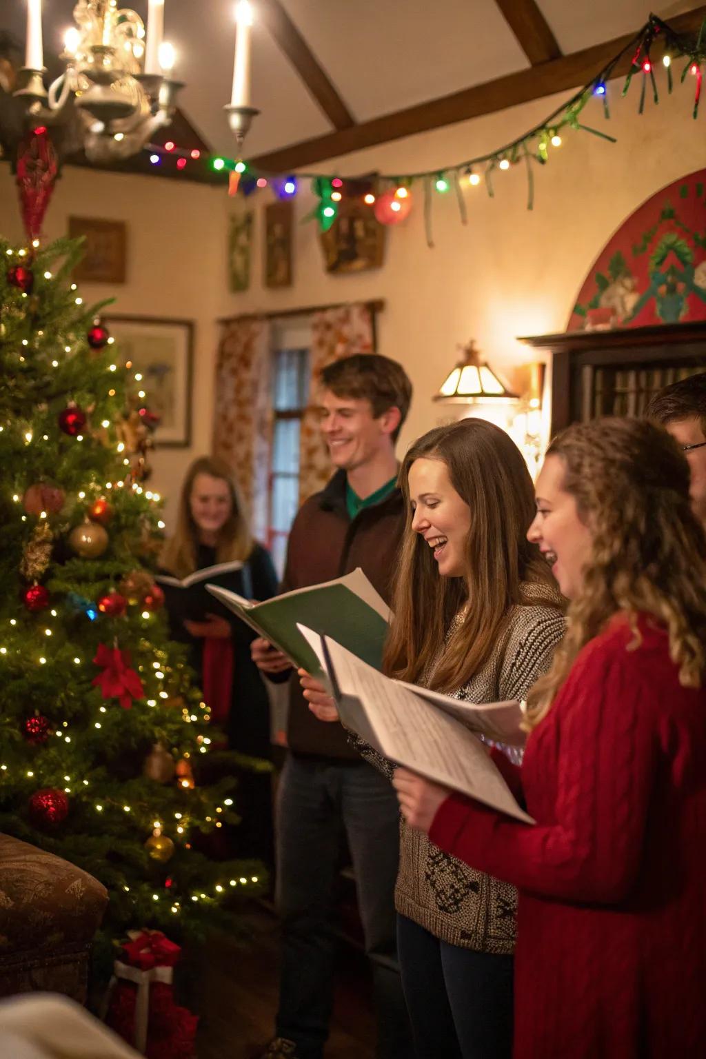 Sing carols for joy.