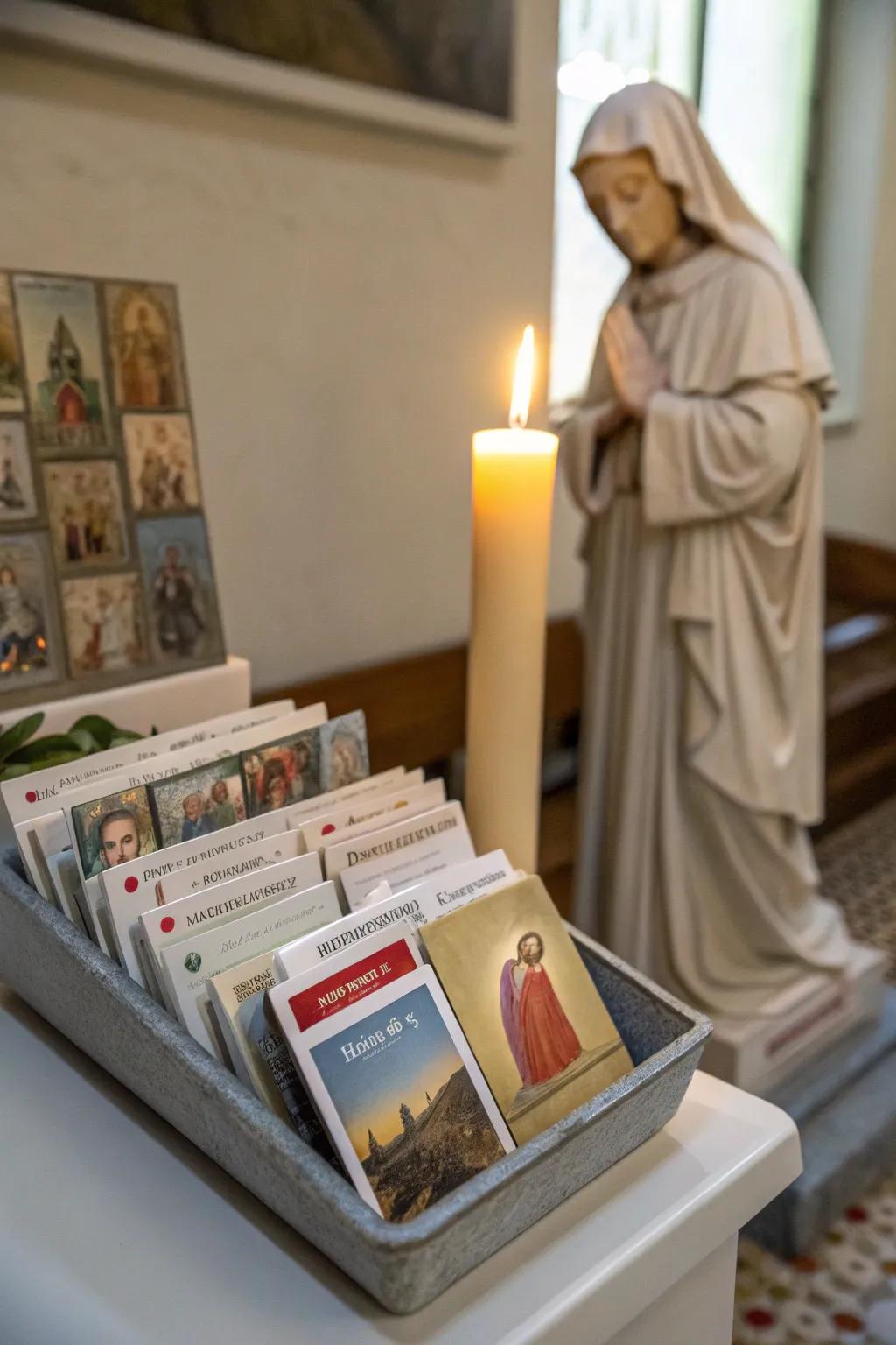 Meditation cards offer brief and significant spiritual insights.