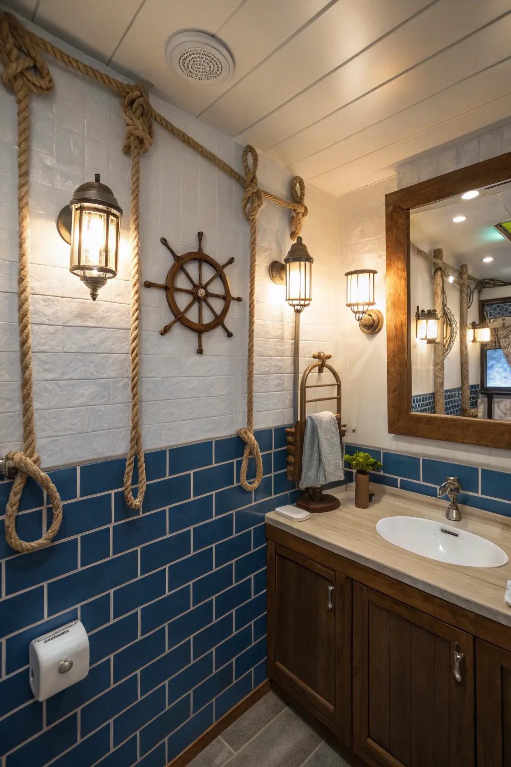 Maritime wall lamps offer charm and functionality in any space.