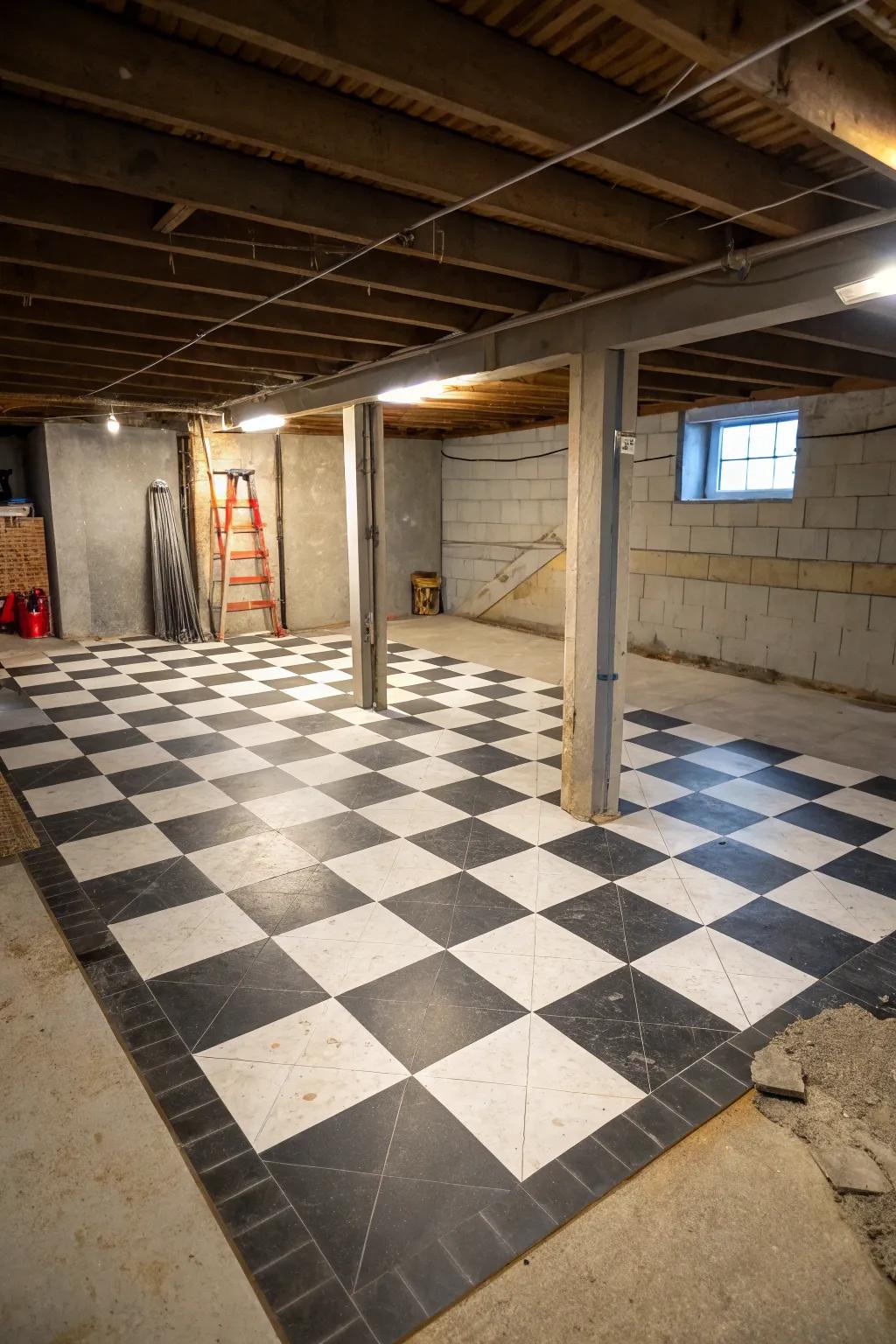 Transform floors with creative coverings.
