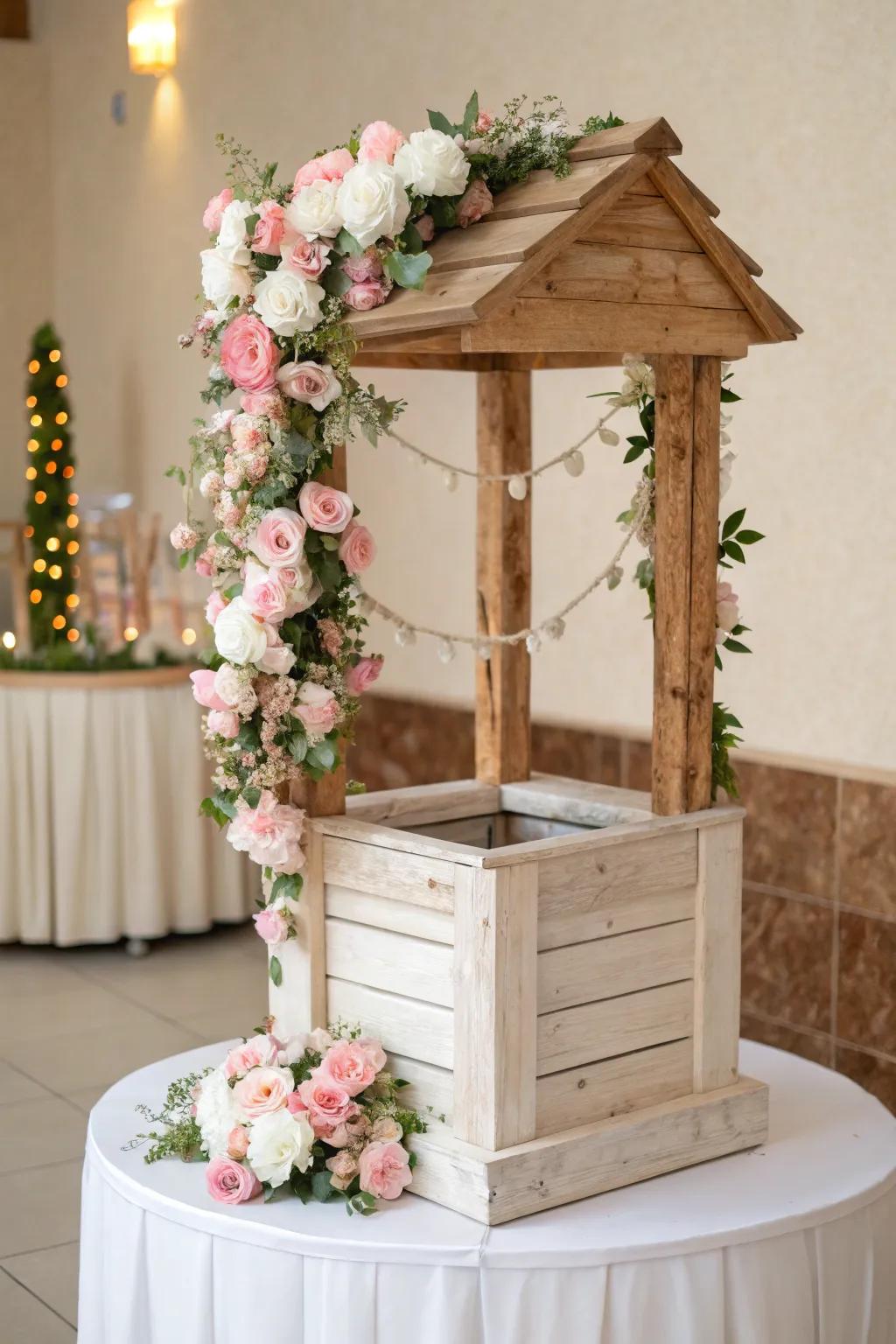 Step into a fairytale with this enchanted wellspring, where love's whispers echo in every dream.