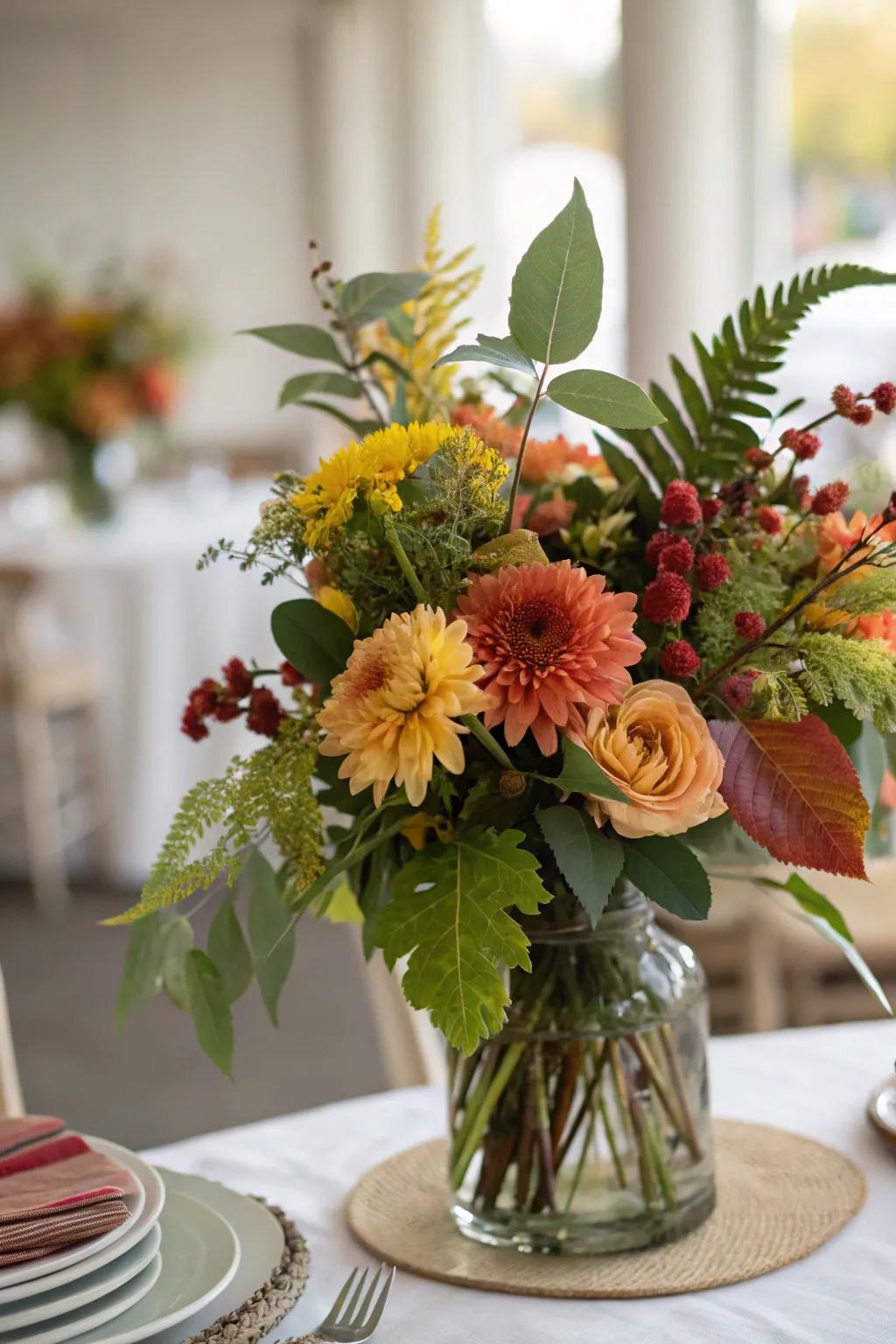 Seasonal accents add warmth and significance.