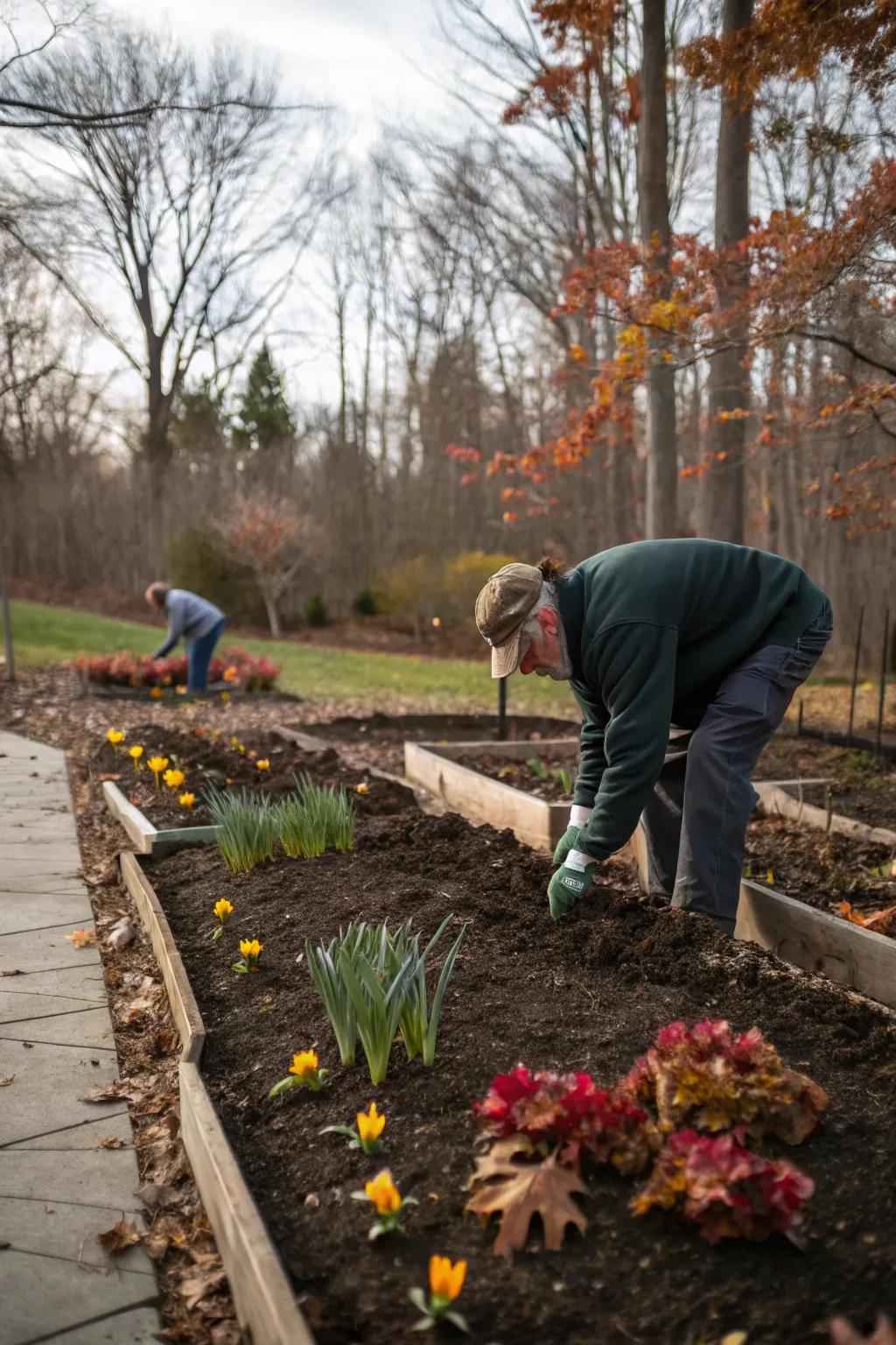 Gear up for spring by planting fall bulbs.