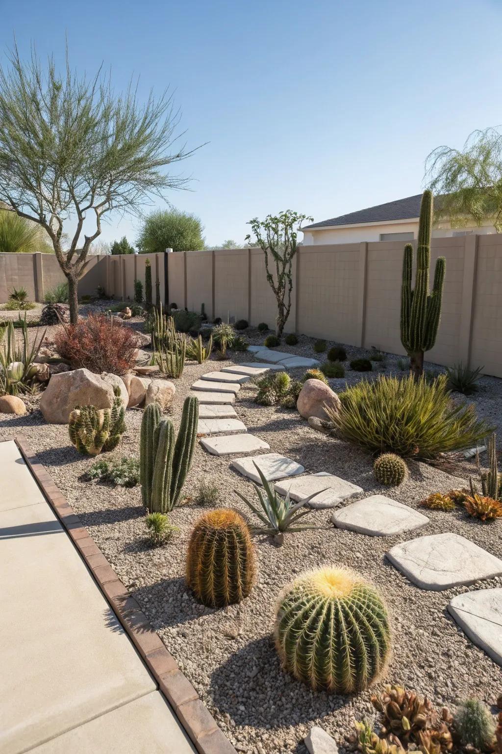 Zen-inspired arrangement for a serene garden.