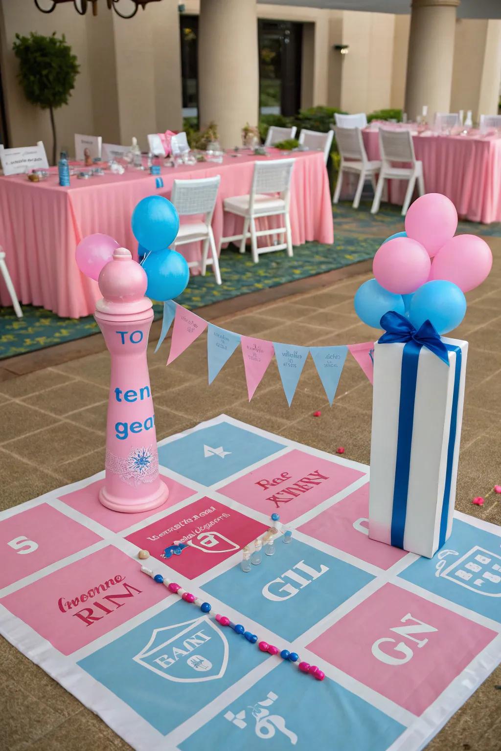 Interactive games promoting camaraderie among guests.