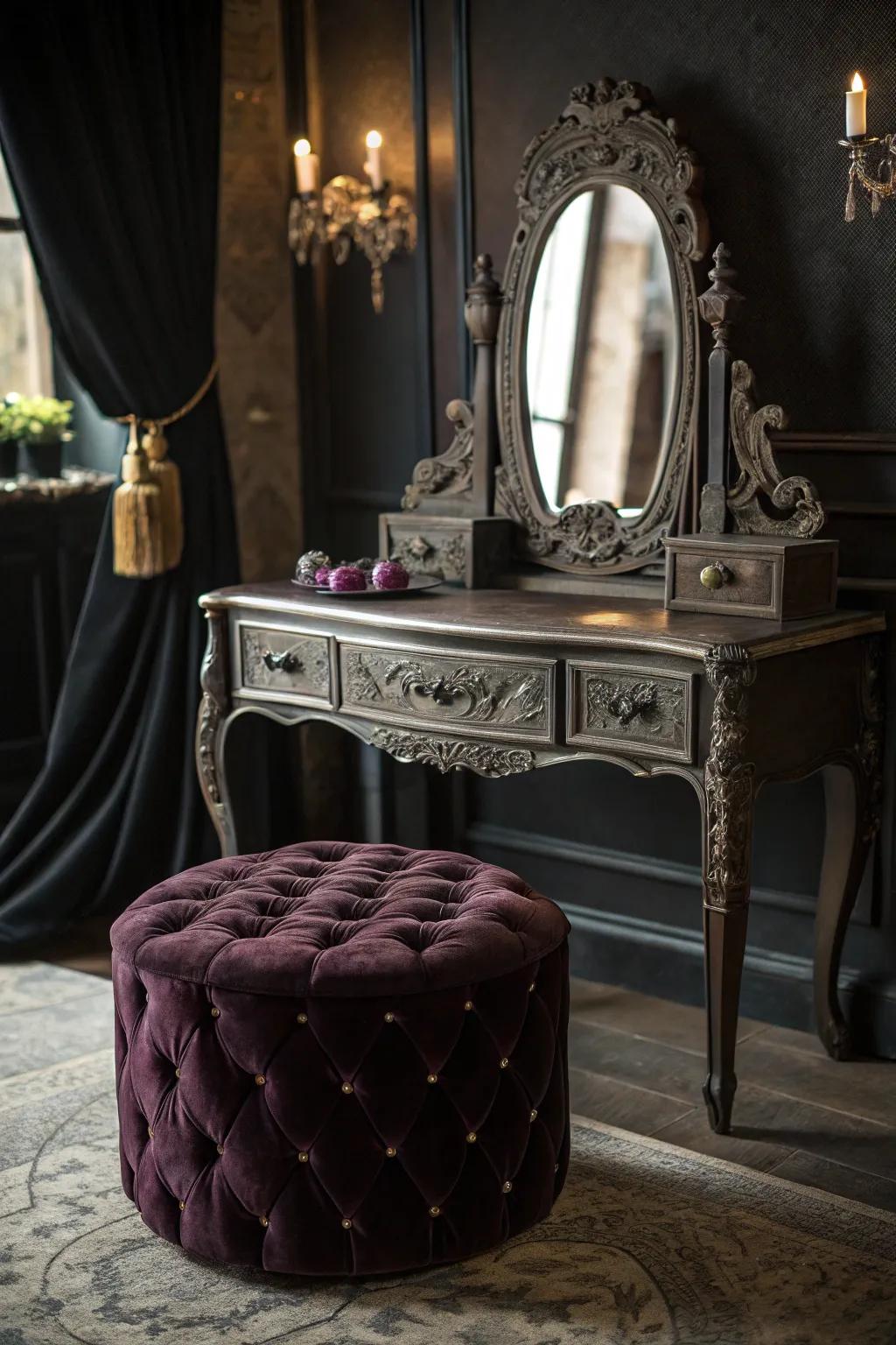 Plush seating solutions contribute ease and invite relaxation.