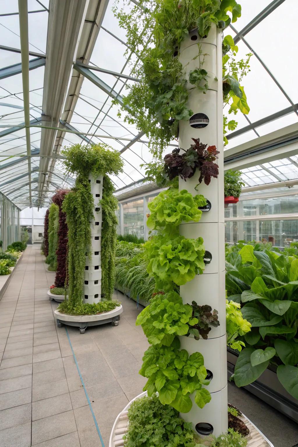 Inventive hydroponic system enhancing output.