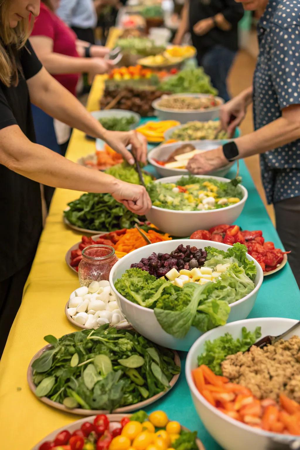 Design your own vibrant and refreshing salad.