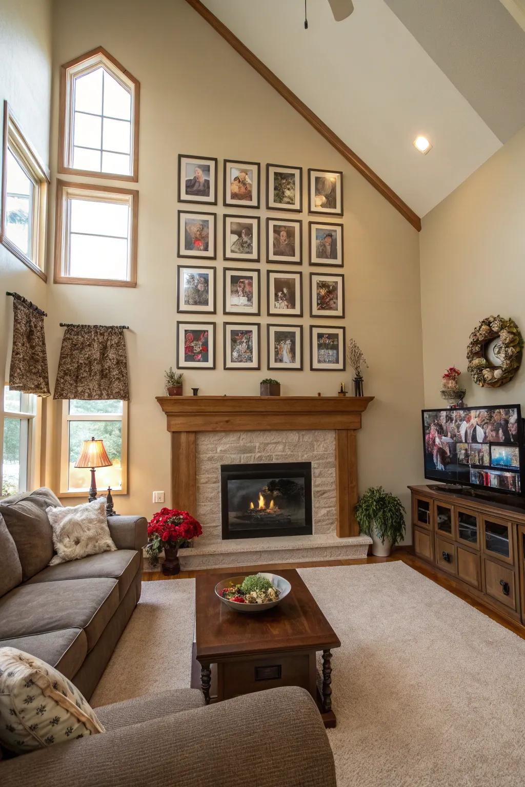 Bring personal memories to life using a stylish photo grid.