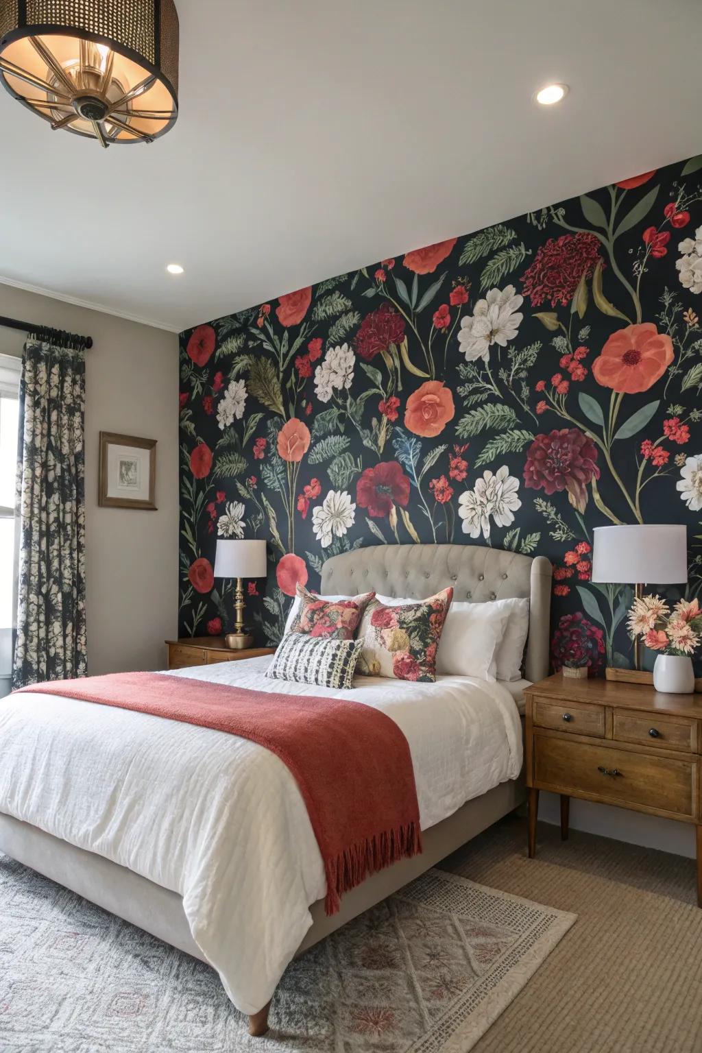 Wallpaper can turn a wall into a work of art