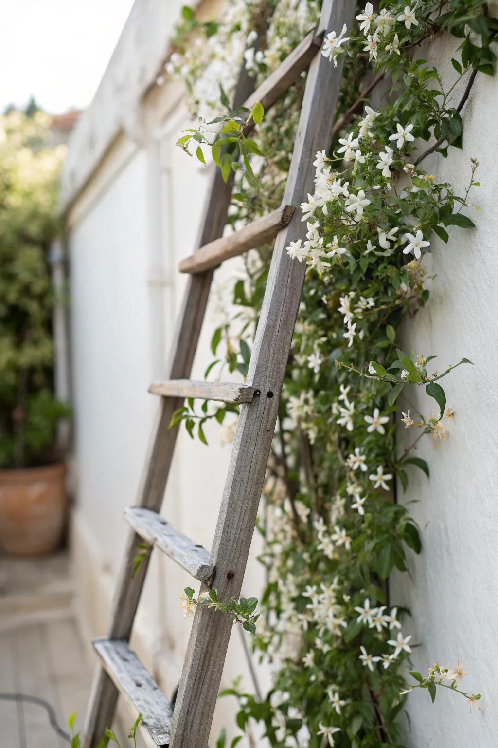 Repurpose and rejuvenate with a DIY upcycled starflower support.