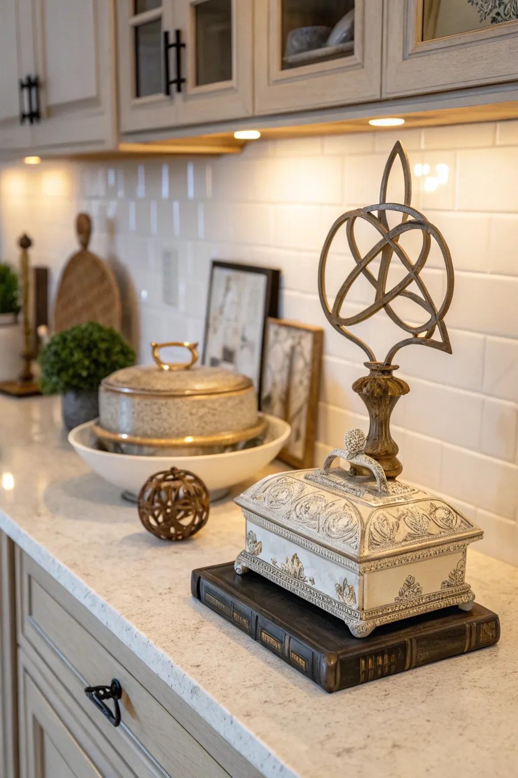 Surprising elements developing visual intrigue.