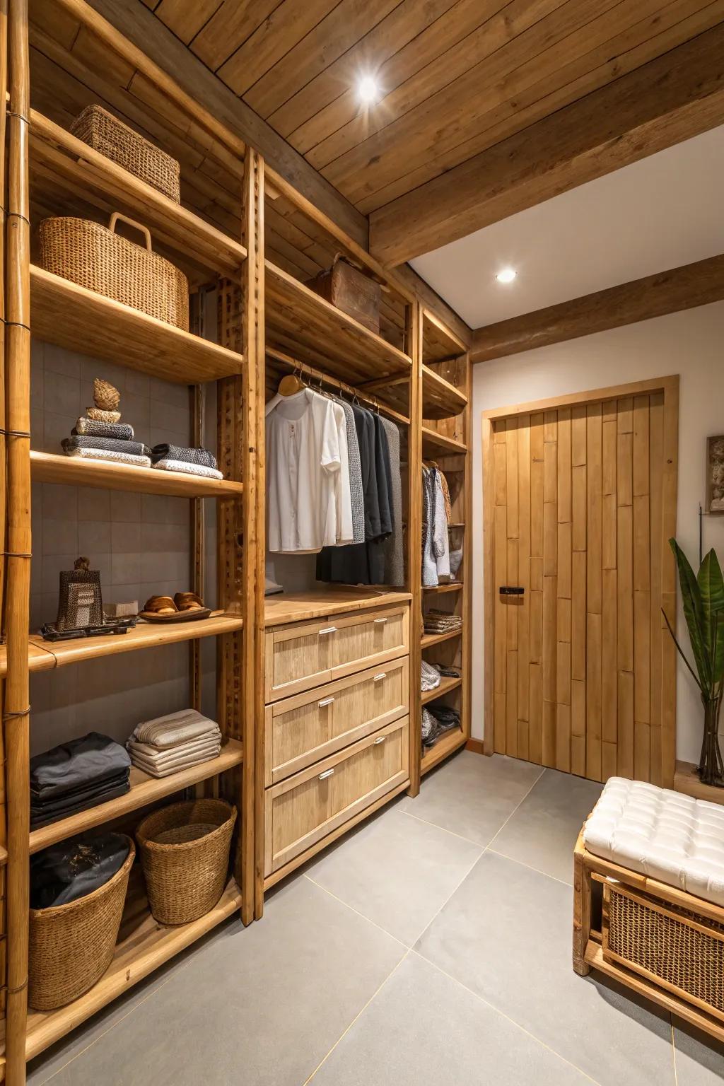 Eco-friendly materials add to your closet.