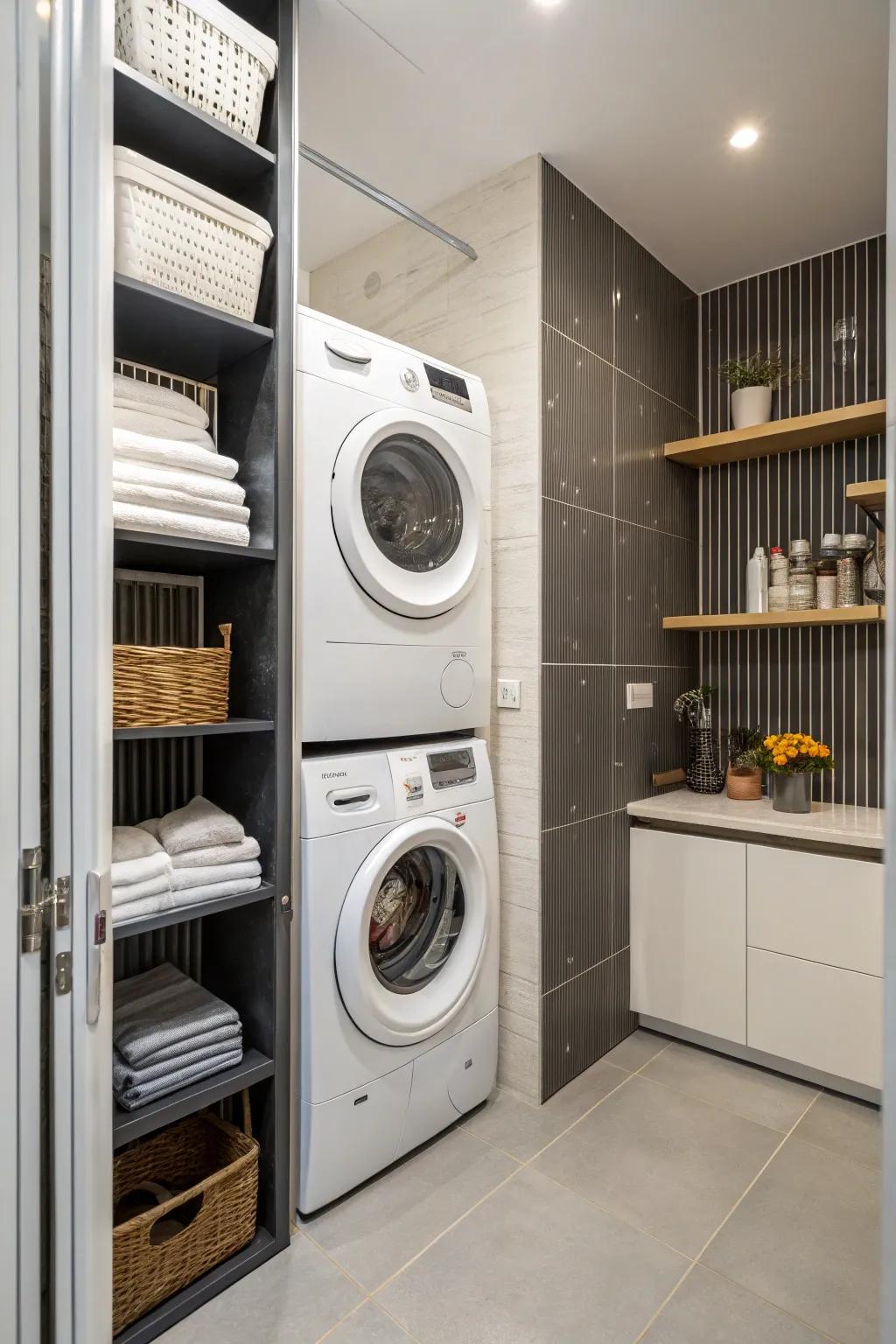 Improve spatial harmony by using upright design elements.