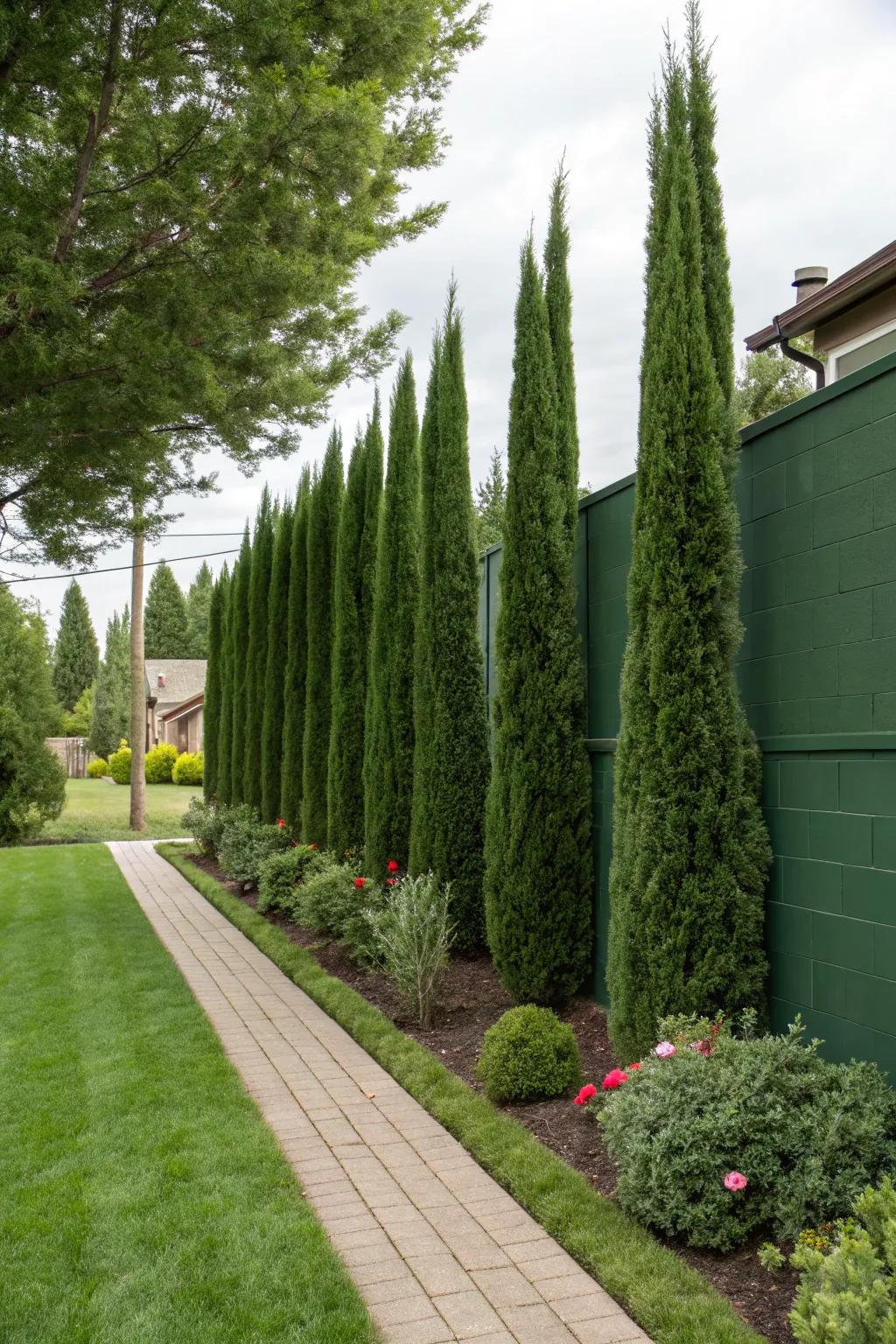 Enjoy tranquility with Skyline Sentinel as a natural noise barrier.