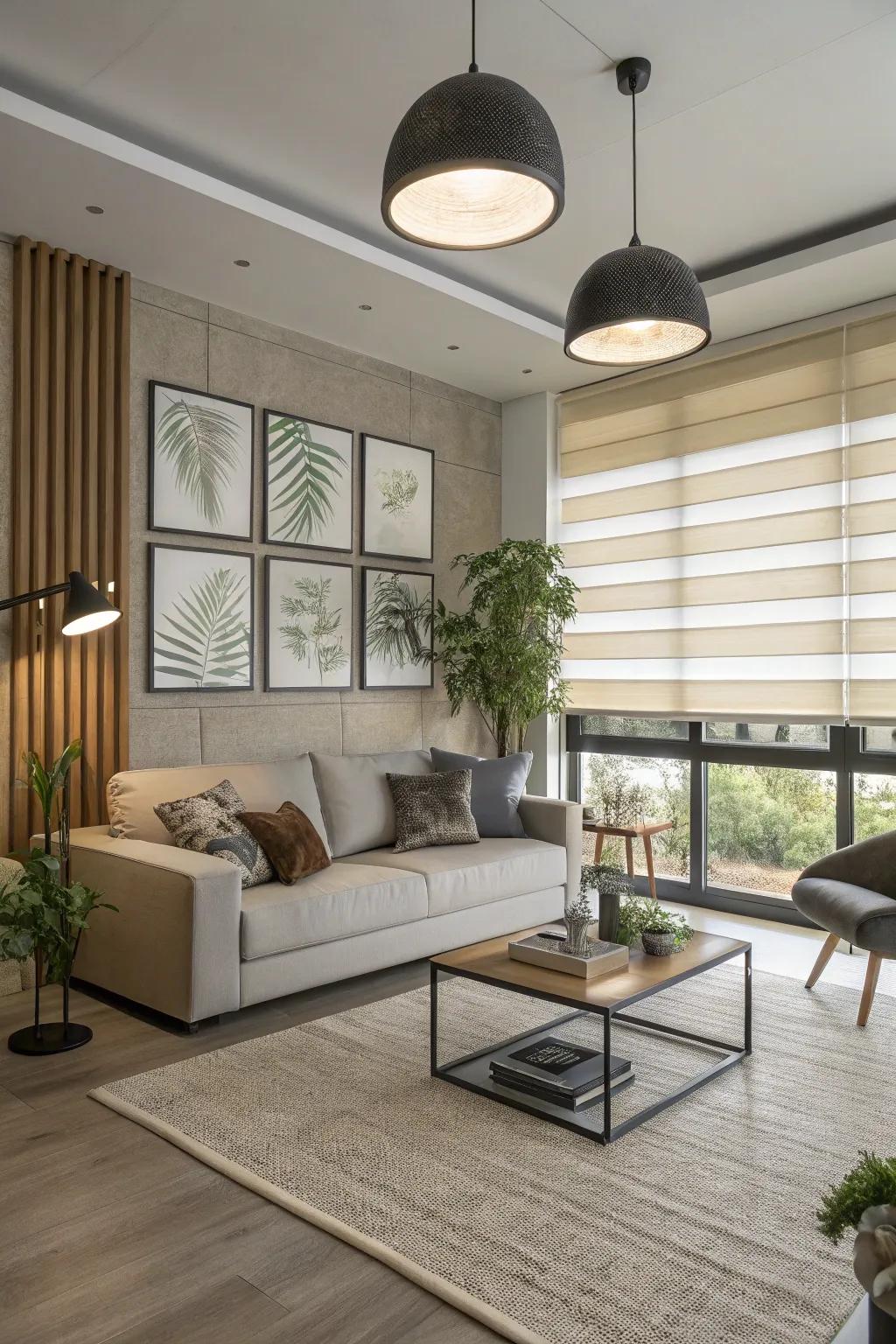 Dual shades offer style and adaptability.
