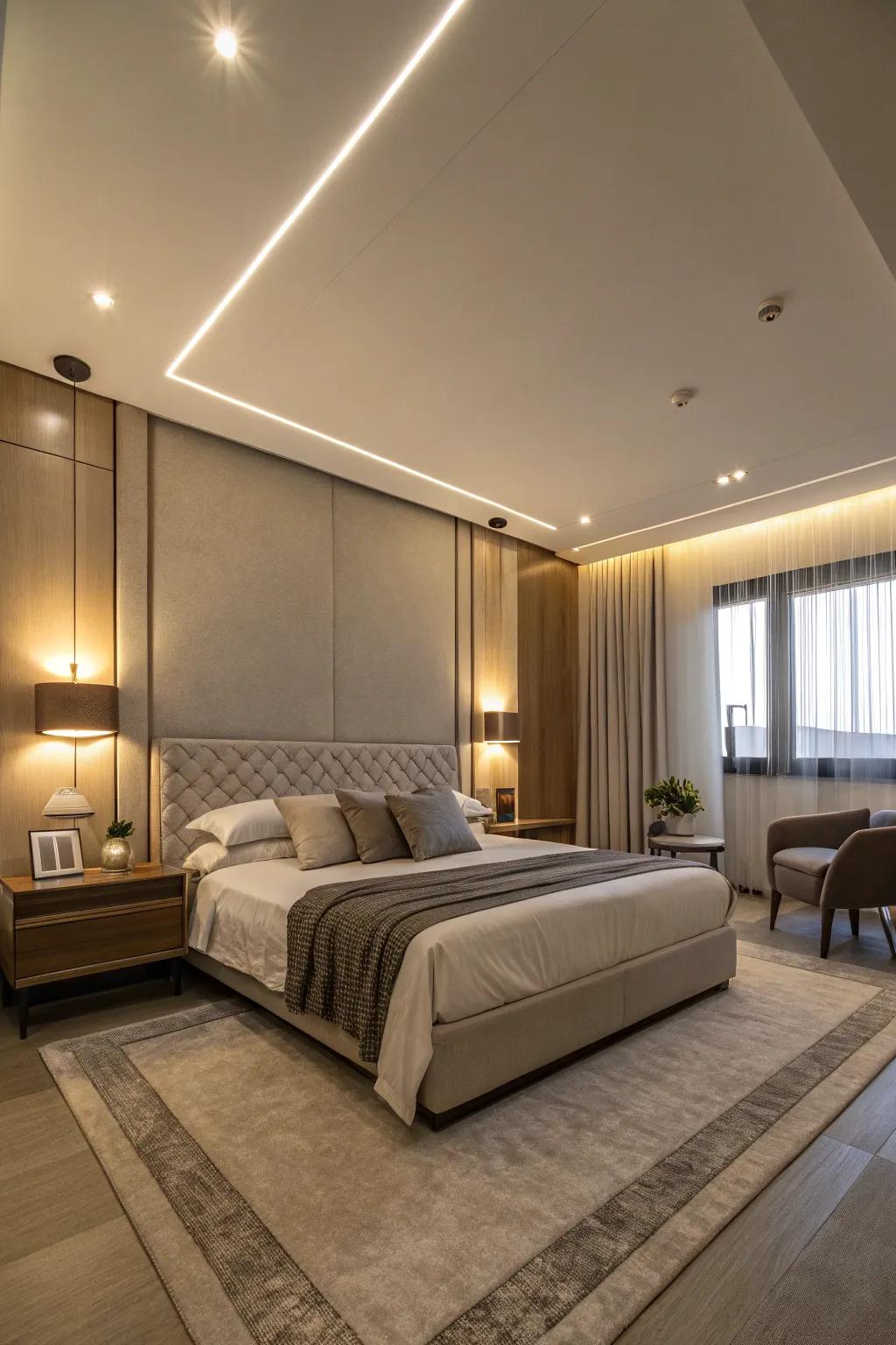 Smart lighting brings flexibility and modern ease.