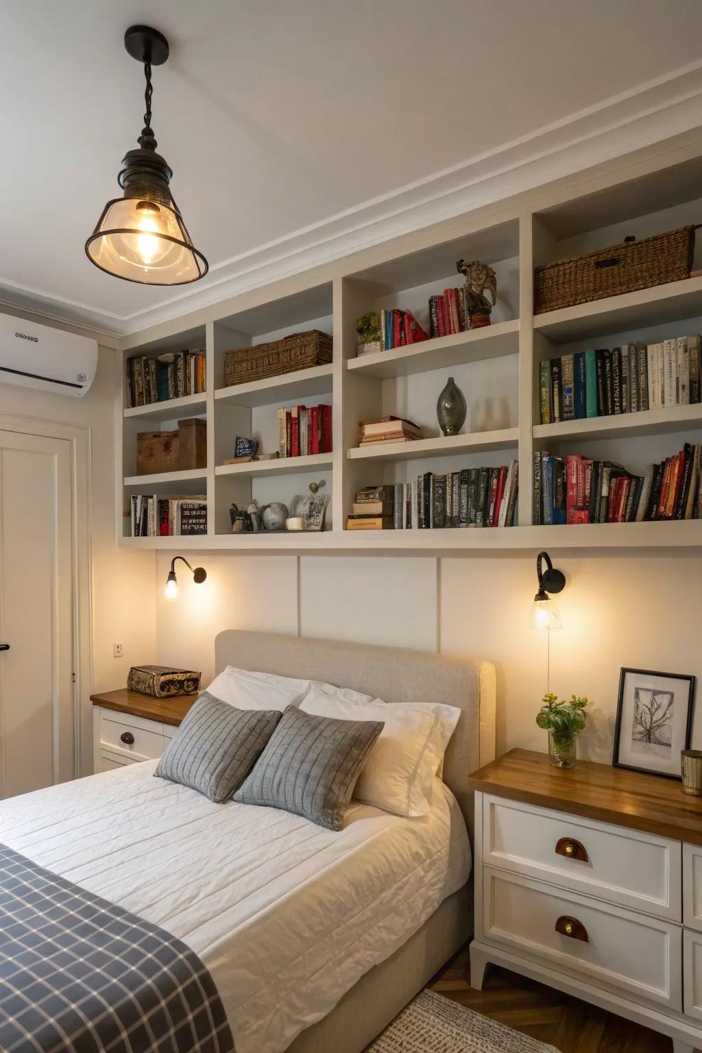 Wall-secured solutions conserve area and upgrade function.