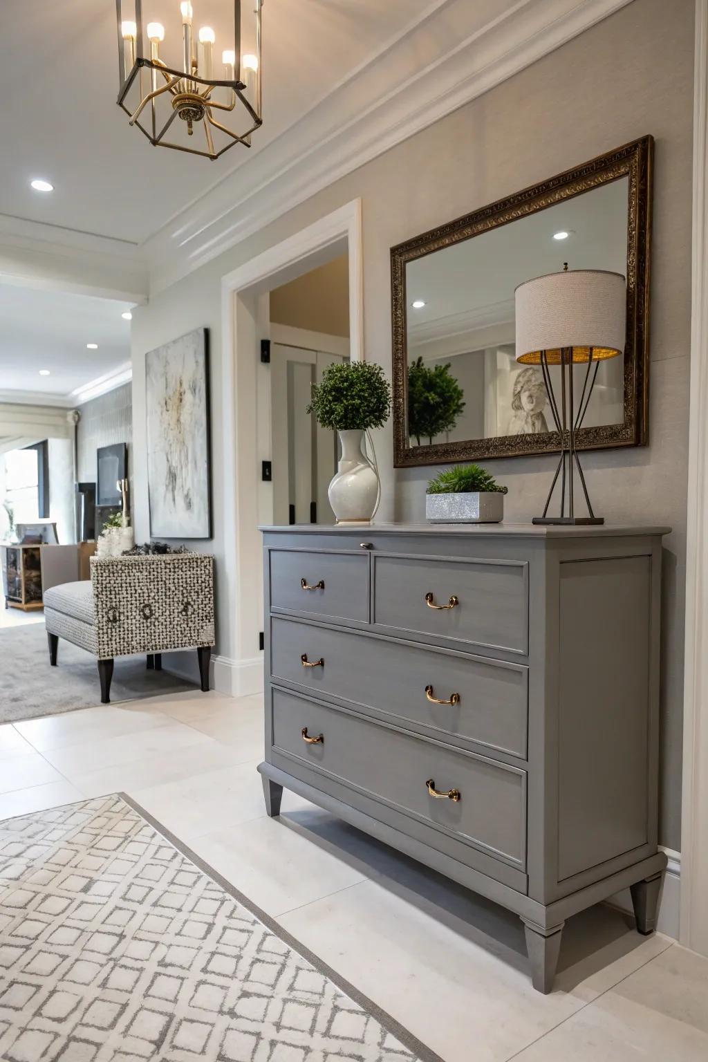 Understated grace with a shade spectrum palette.