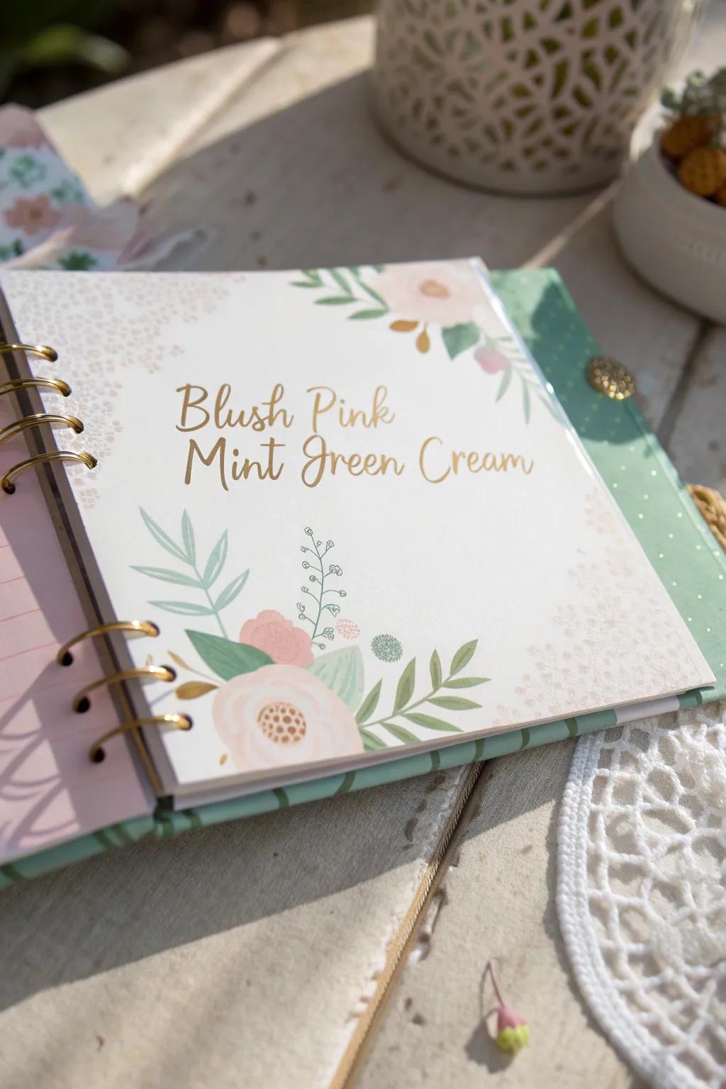 Craft a story through colors that resonate with your spirit. #ScrapbookingElegance