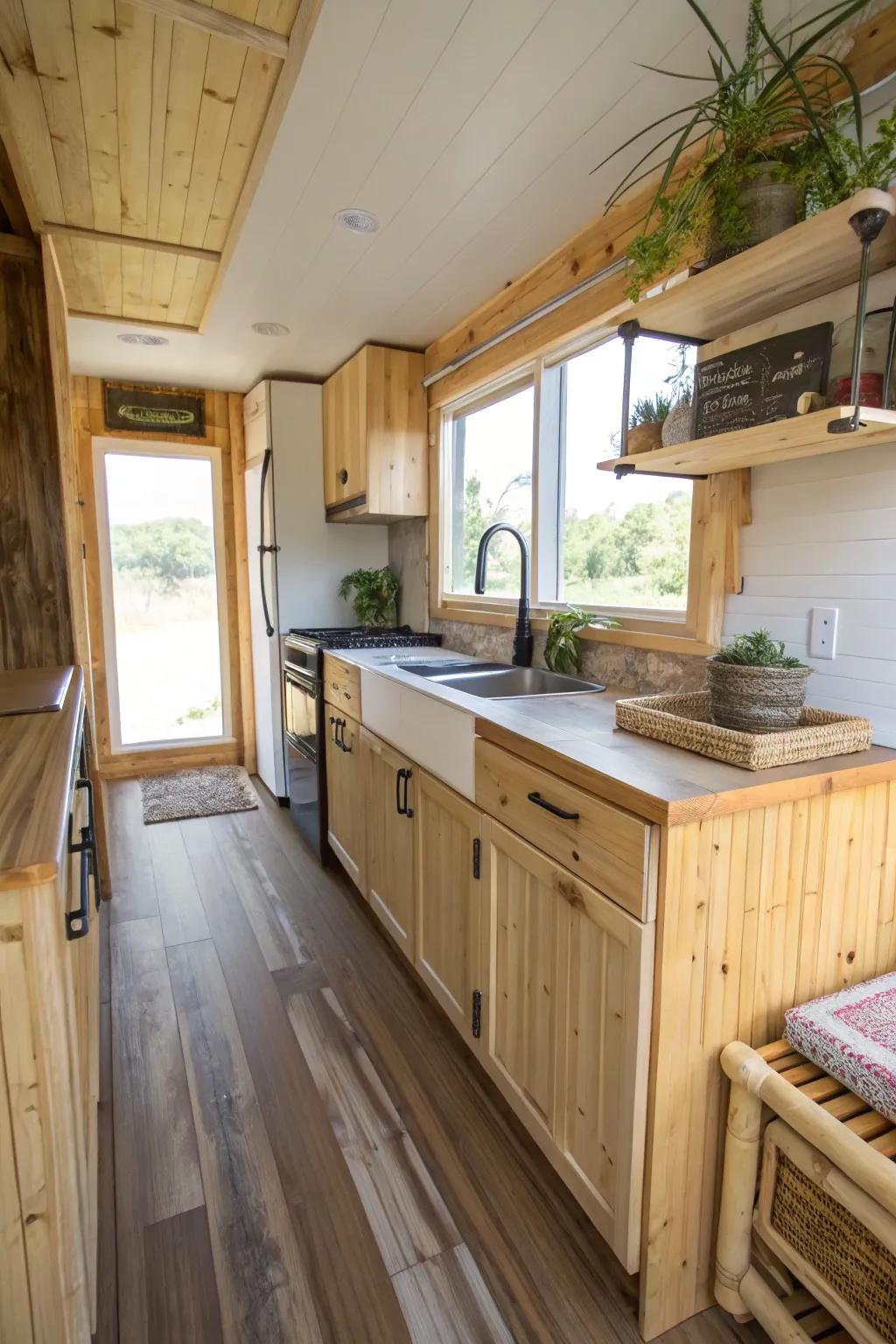Imparting unique character with eco-conscious materials.