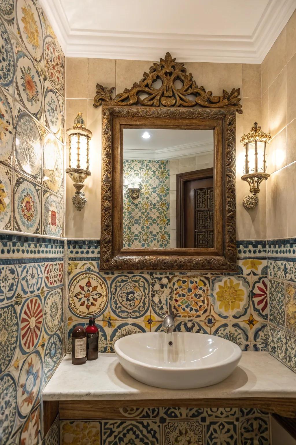Fancy glasses adds a touch of beauty and art.