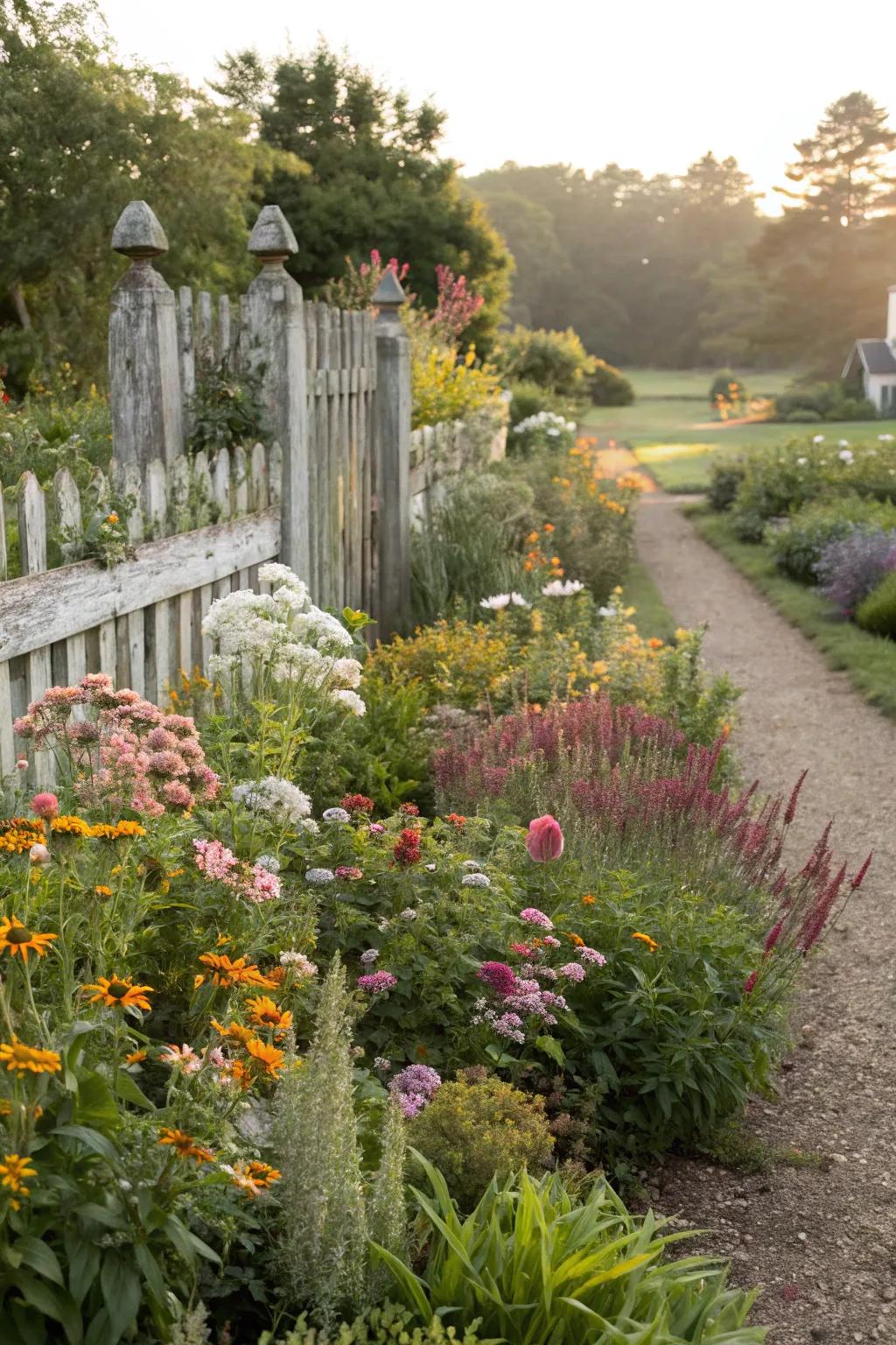 Heirloom plants bestow vintage charm and nostalgia upon gardens.