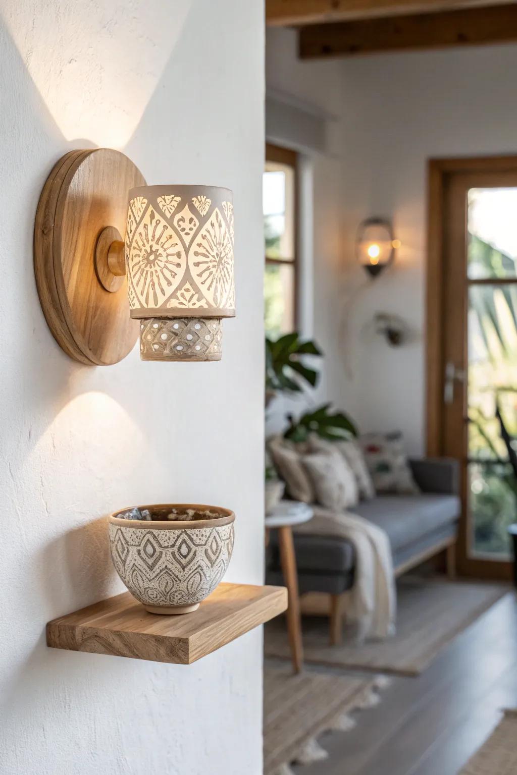 Brighten your area with the enchanting radiance of teacup surface lights, where Scandi minimalism aligns with Boho appeal.