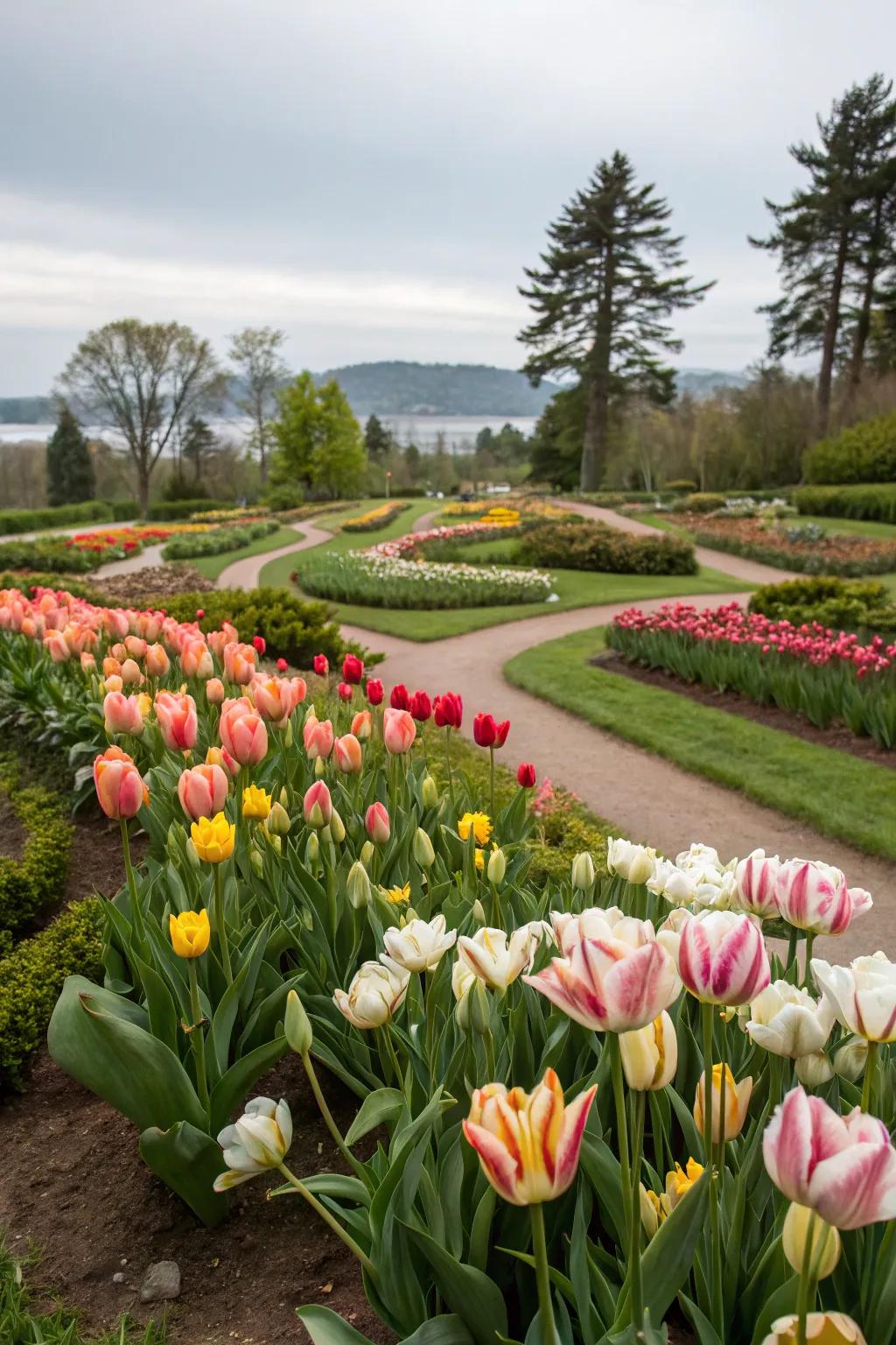 An array of unique blossom types injecting drama and intrigue into the garden.