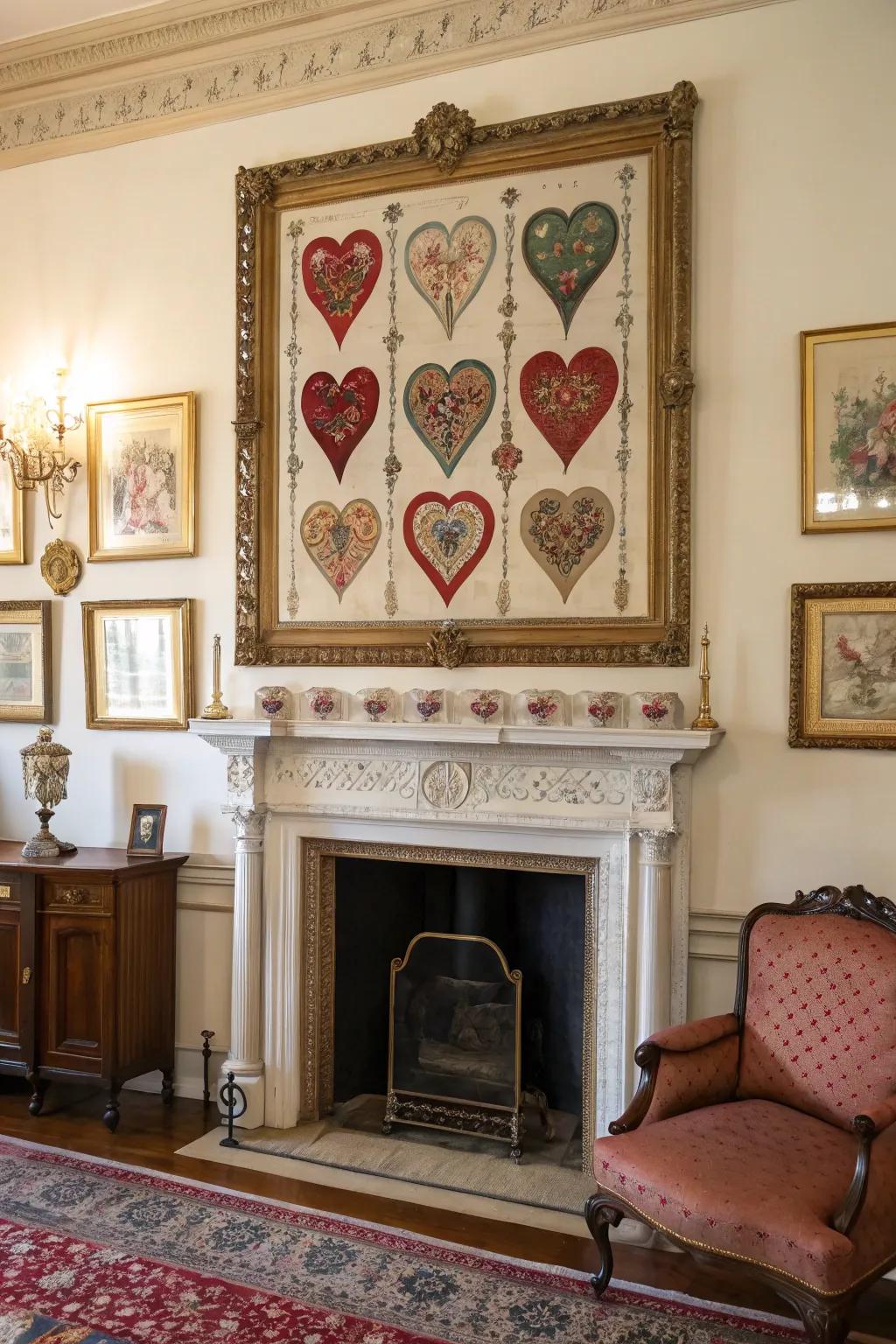 Timeless Valentine art evokes nostalgia and warmth.