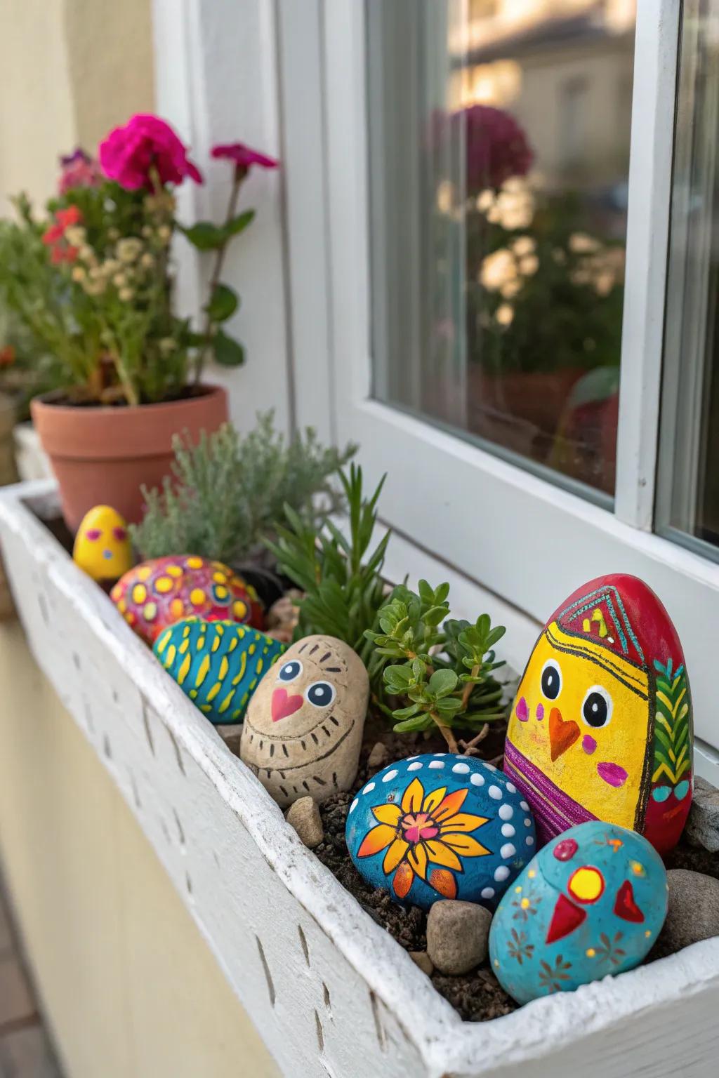 Artisanal creations contribute a personalized nuance to your window box