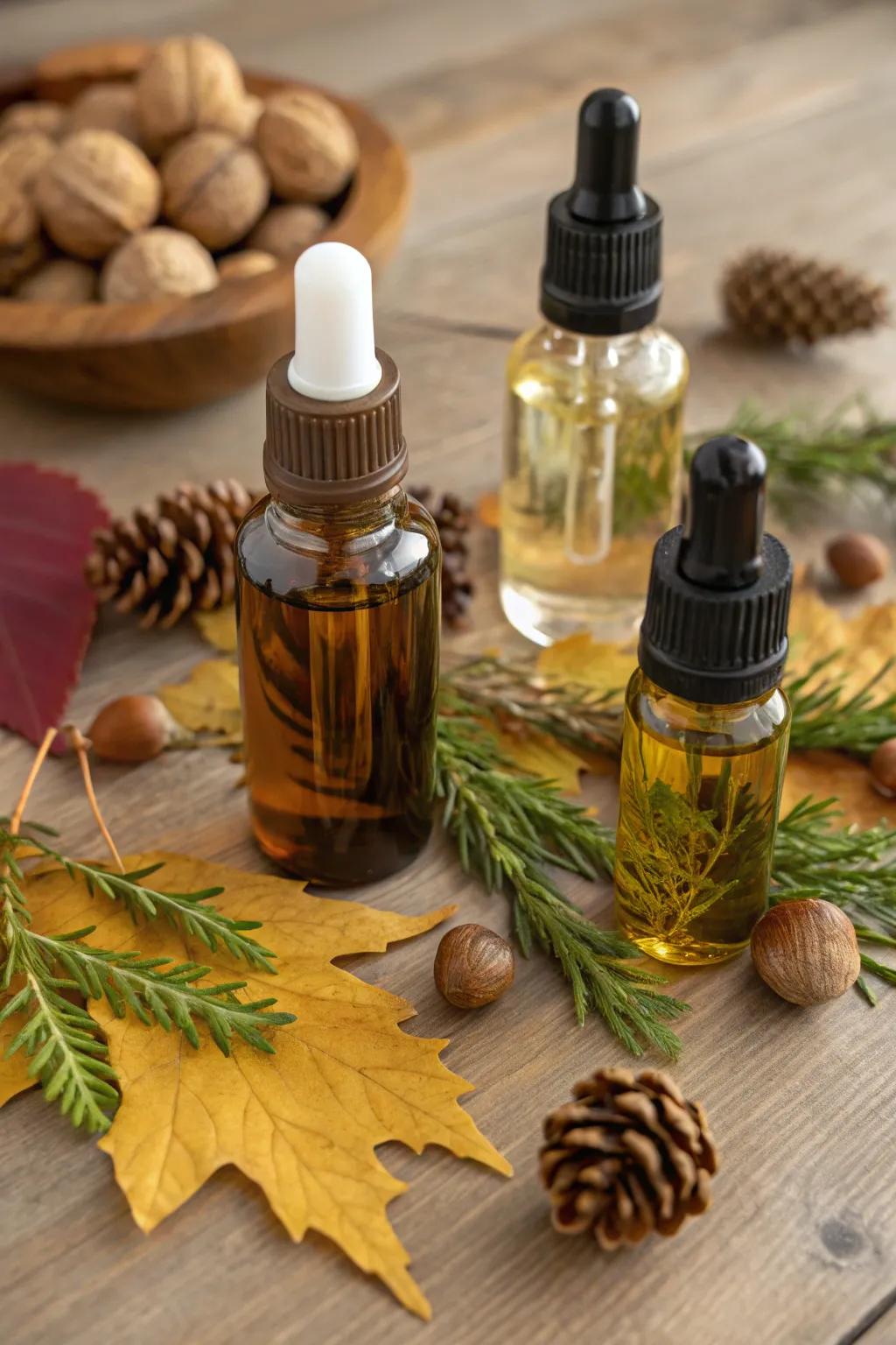 Capture the allure of Yule with customized fragrant oils.