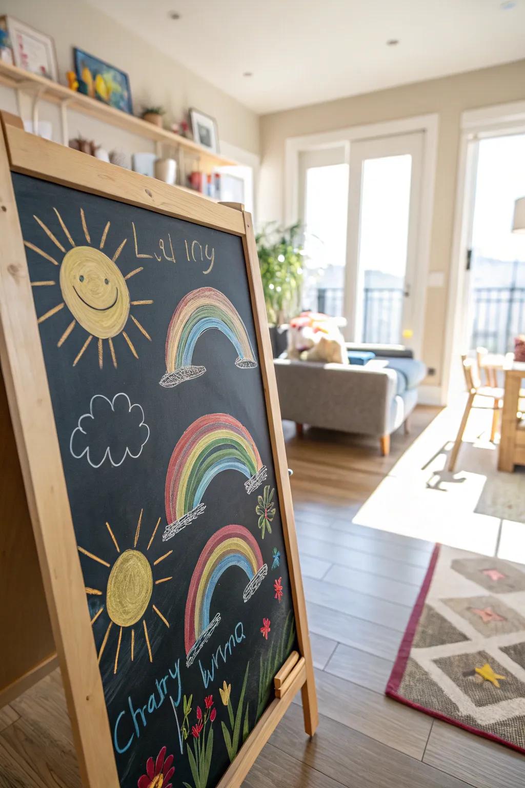 Light and rainbows brighten any room.