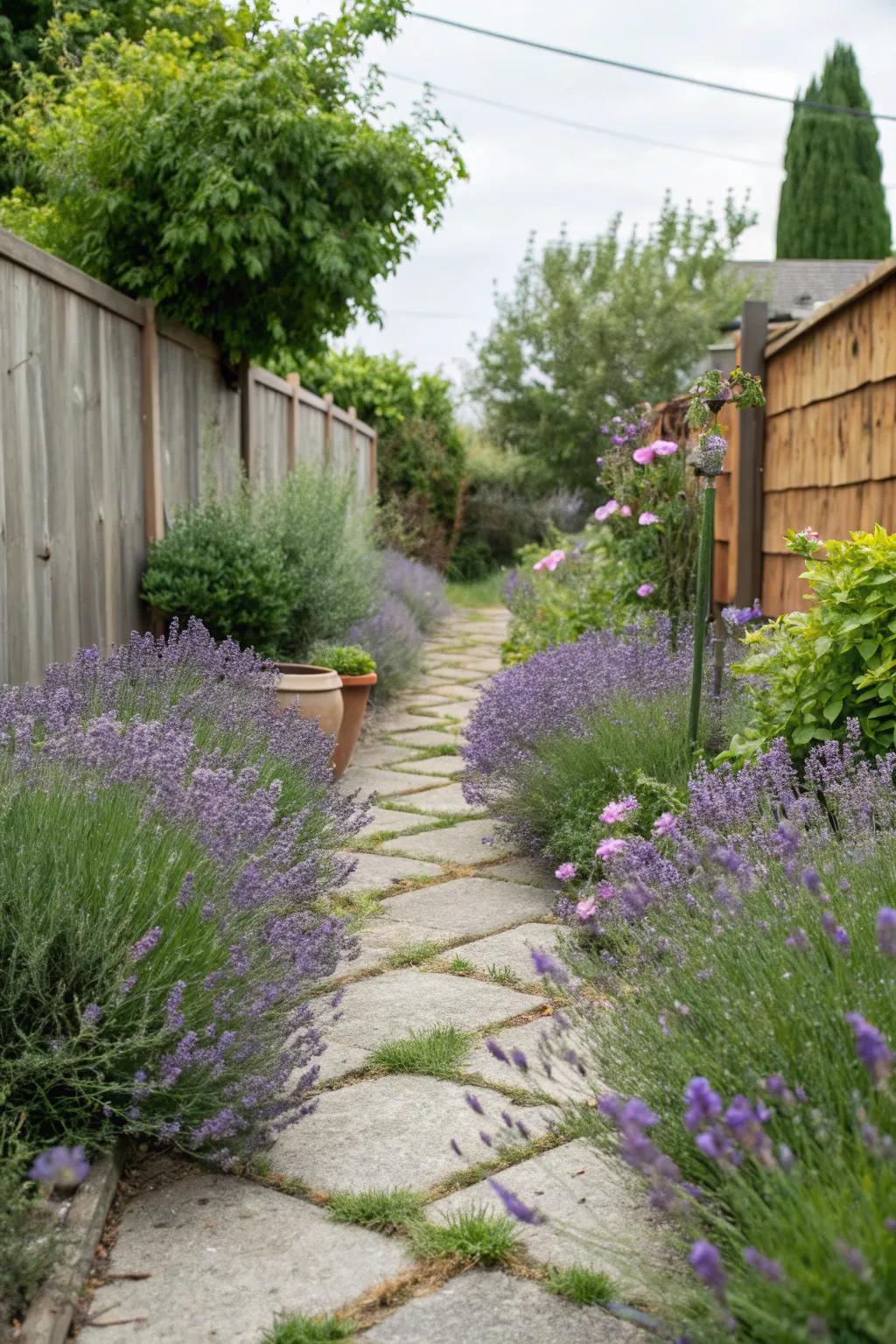 Scented herbs delighting the senses.