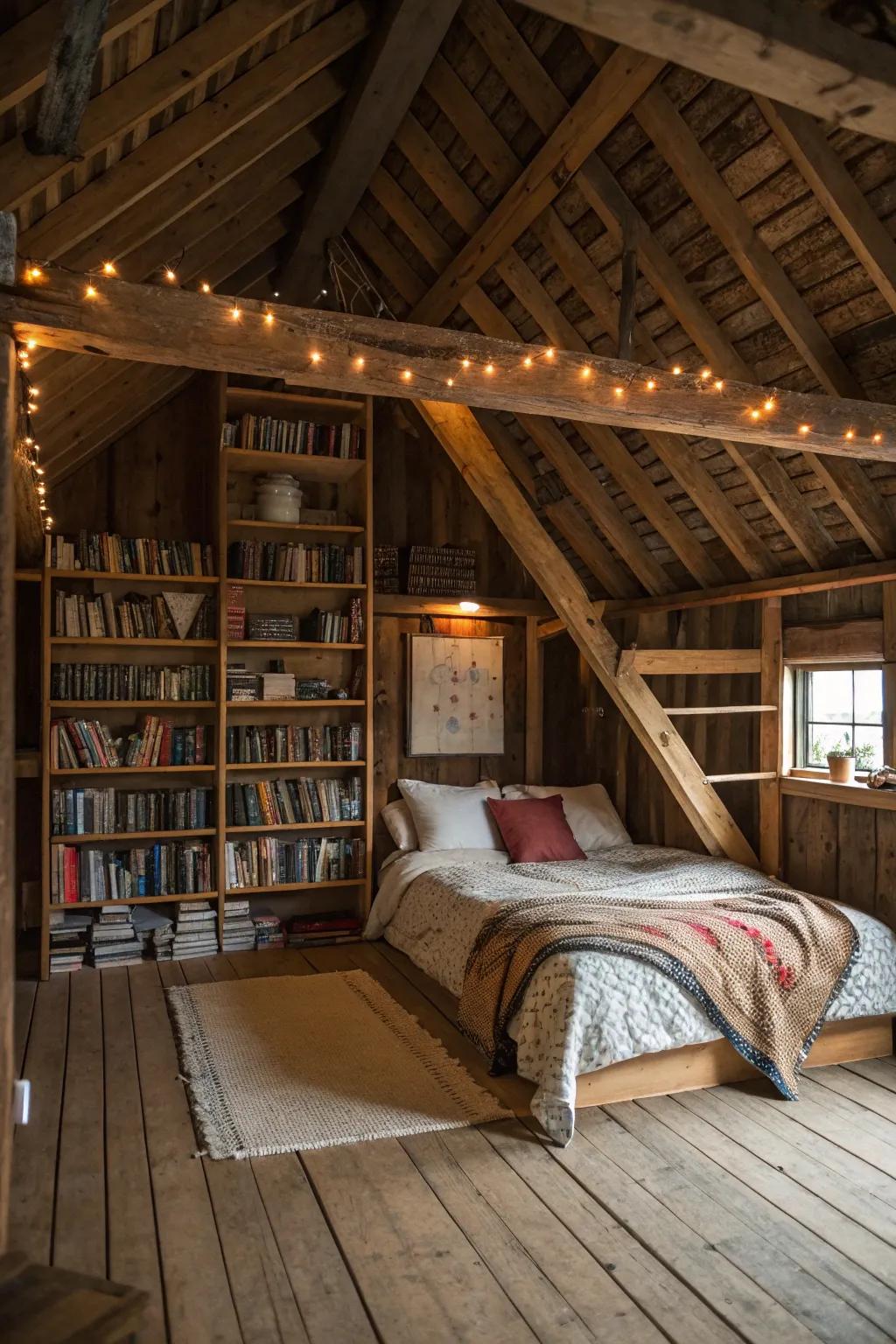 Upper areas introduce usefulness and charm.